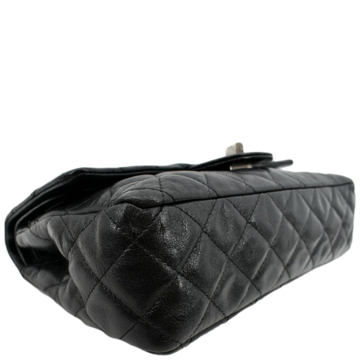 CHANEL Reissue Flap Leather Shoulder Bag Black - Image 8