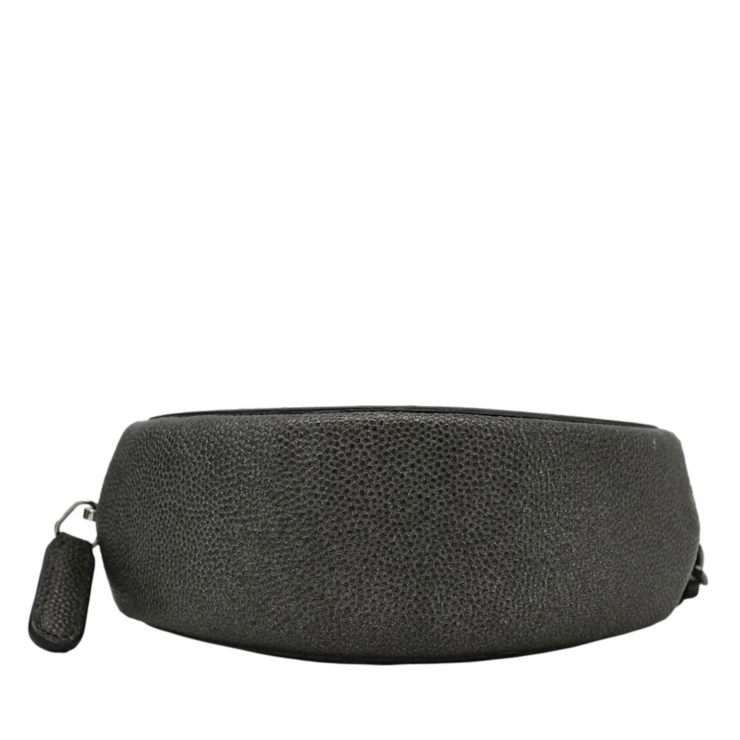 CHANEL Round Filigree Caviar Quilted Leather Crossbody Bag Black - Image 12