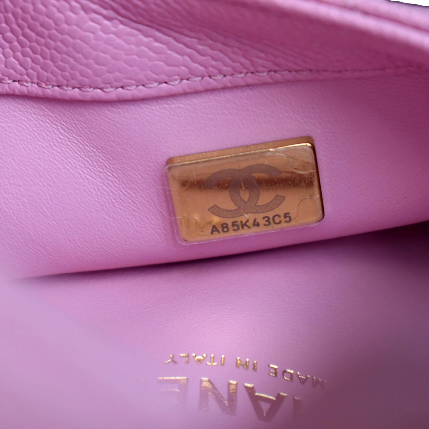 CHANEL Shiny Pick Me Up Flap Caviar Leather Belt Bag Pink - Image 13