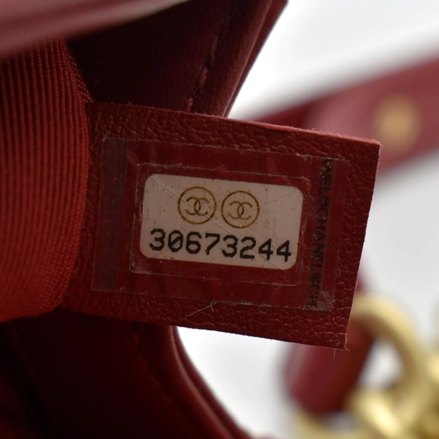 CHANEL Boy Small Quilted Leather Shoulder Bag Red - Image 13