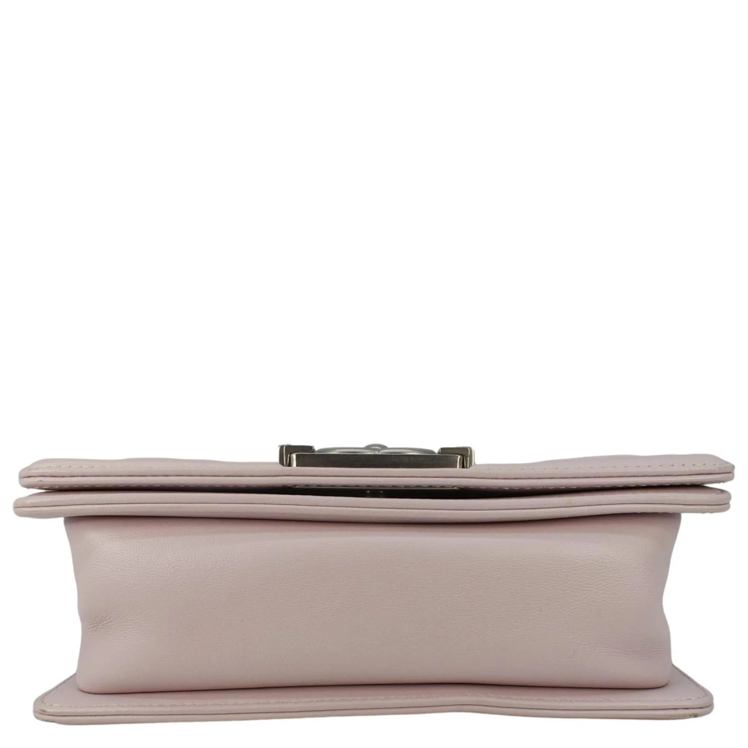 CHANEL Small Flap Boy Quilted Leather Shoulder Bag Pink - Image 10
