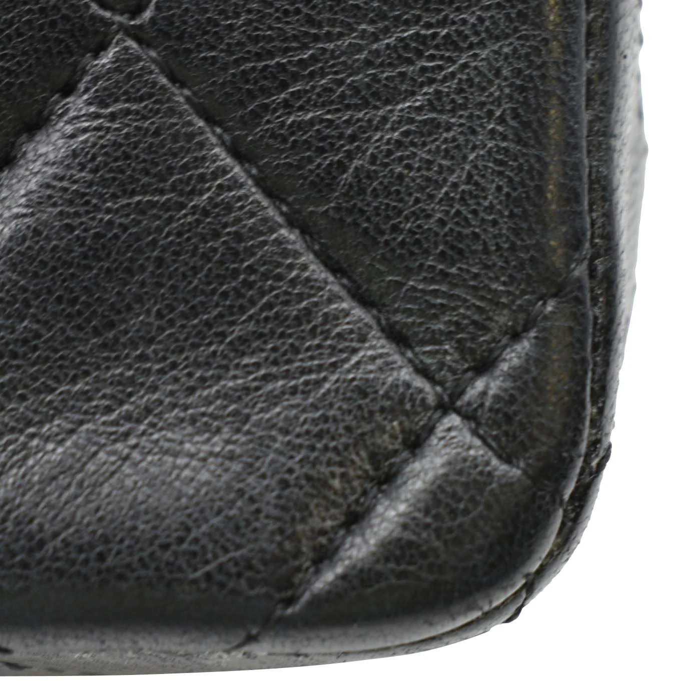CHANEL Square Mini Flap Quilted Leather Chain Shoulder Bag Black - Image 12