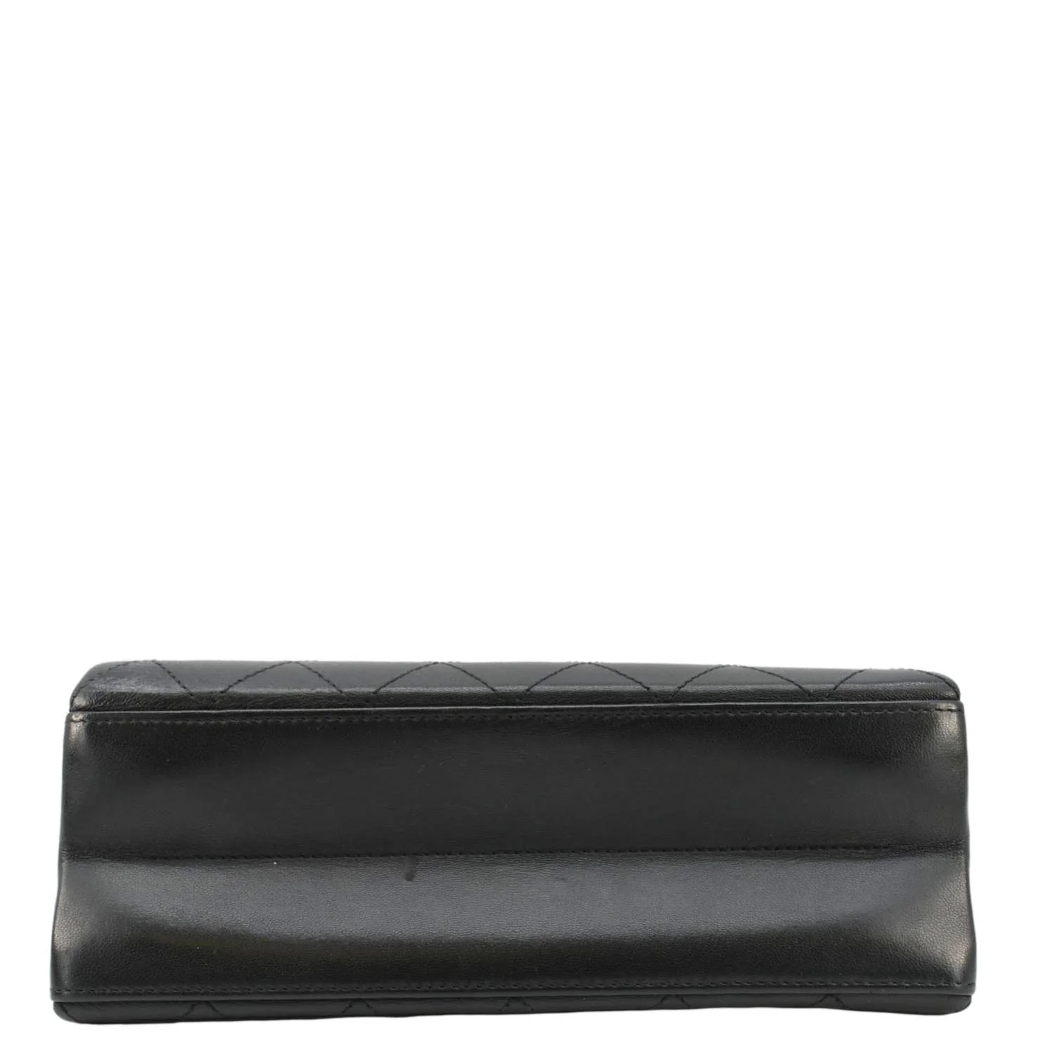 CHANEL Coco Luxe Stitched Leather Chain Crossbody Bag Black - Image 9