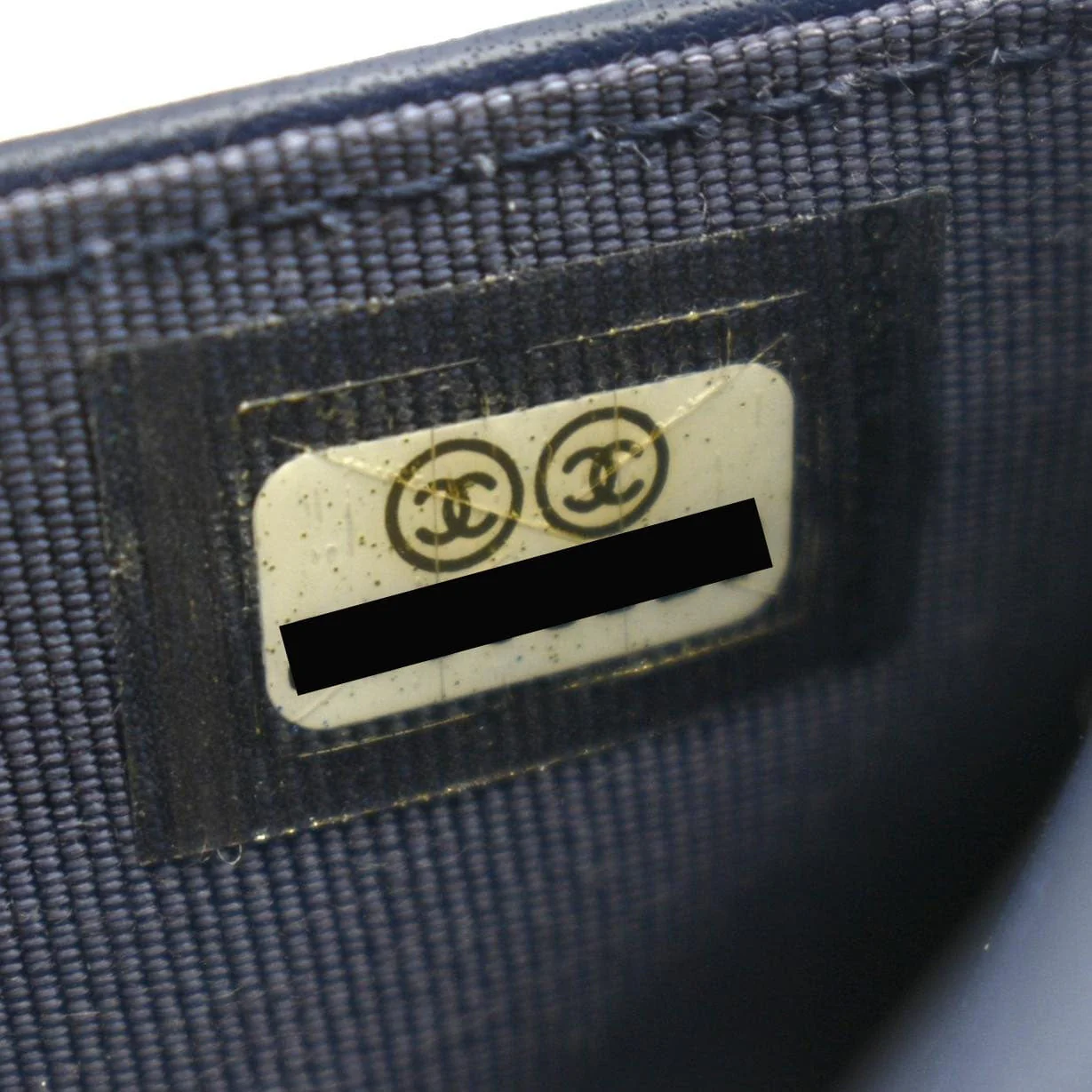 CHANEL WOC Quilted Leather Crossbody Tricolor Wallet Blue - Image 13