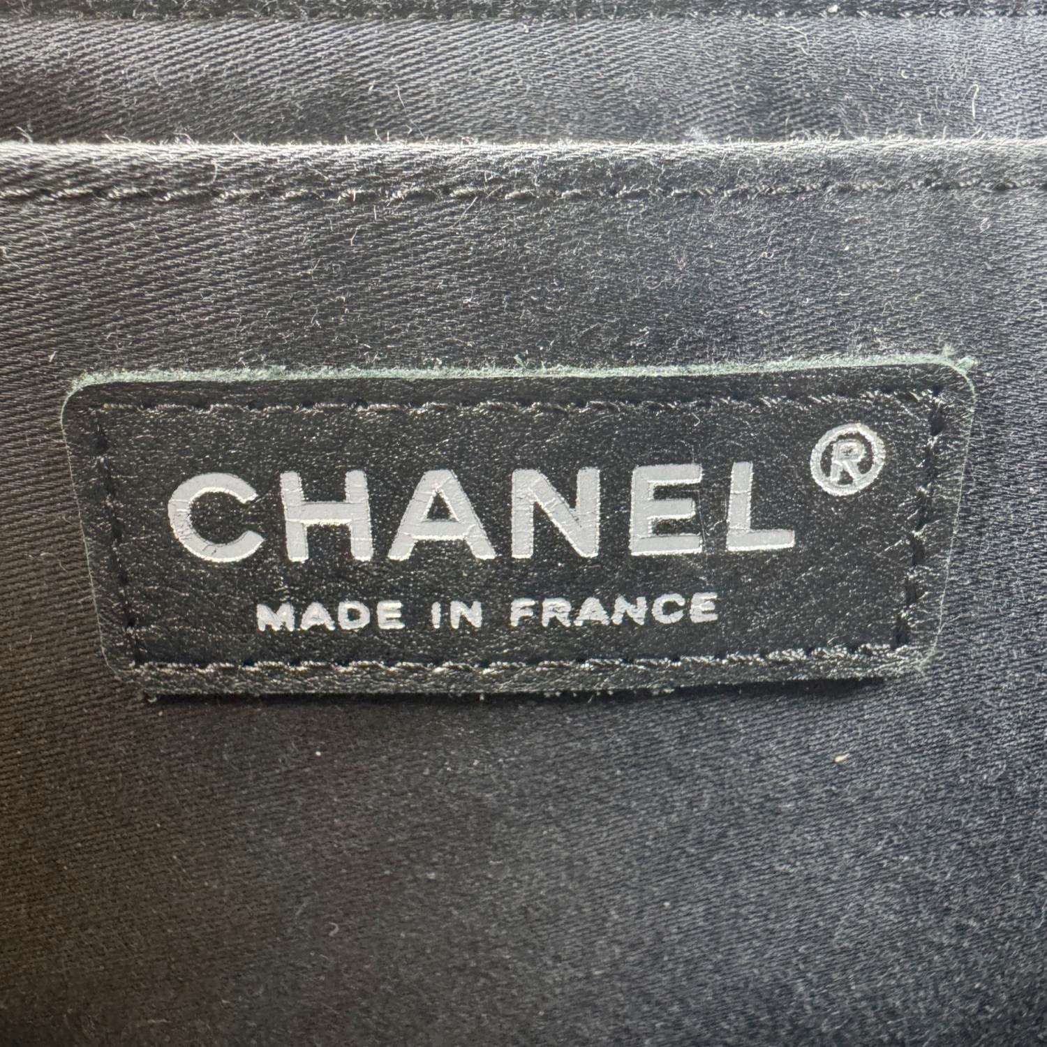 CHANEL Single Flap Jumbo Patchwork Tweed Crossbody Bag Multicolor - Image 15