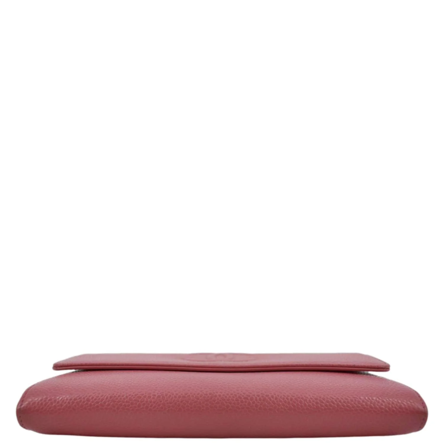 CHANEL Timeless CC Flap Caviar Leather Wallet Pink - Image 9