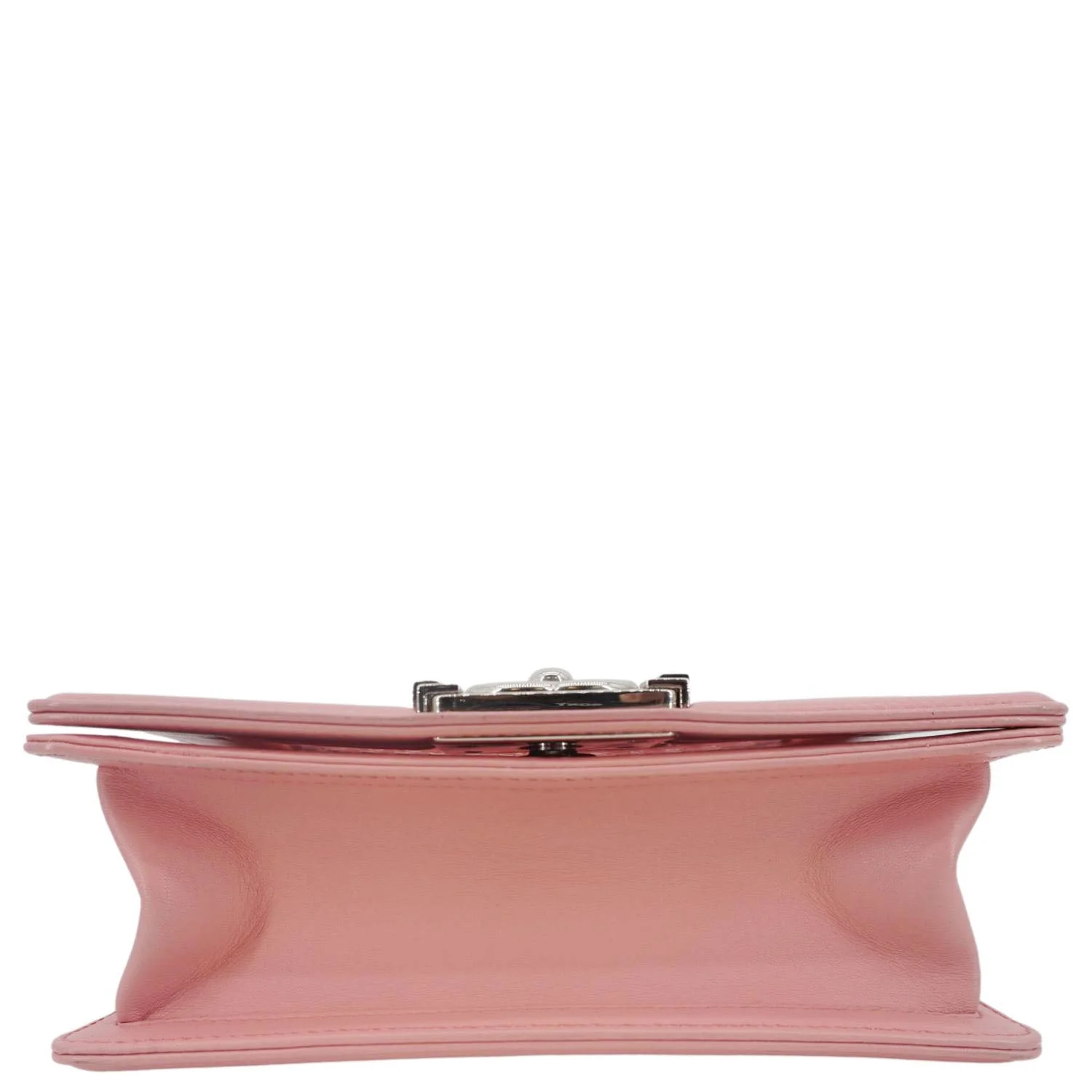 CHANEL Boy Flap Small  Woven Leather Shoulder Bag Pink - Image 10