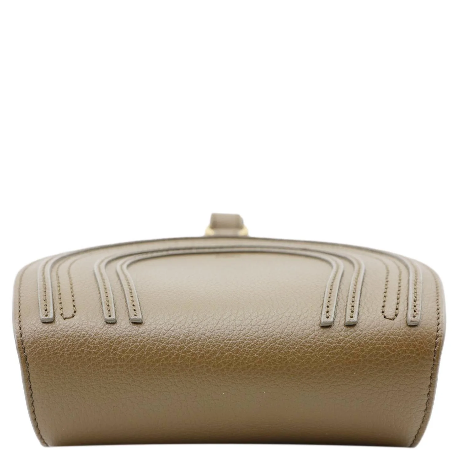 CHLOE Marcie Leather Crossbody Bag Brown - Image 4