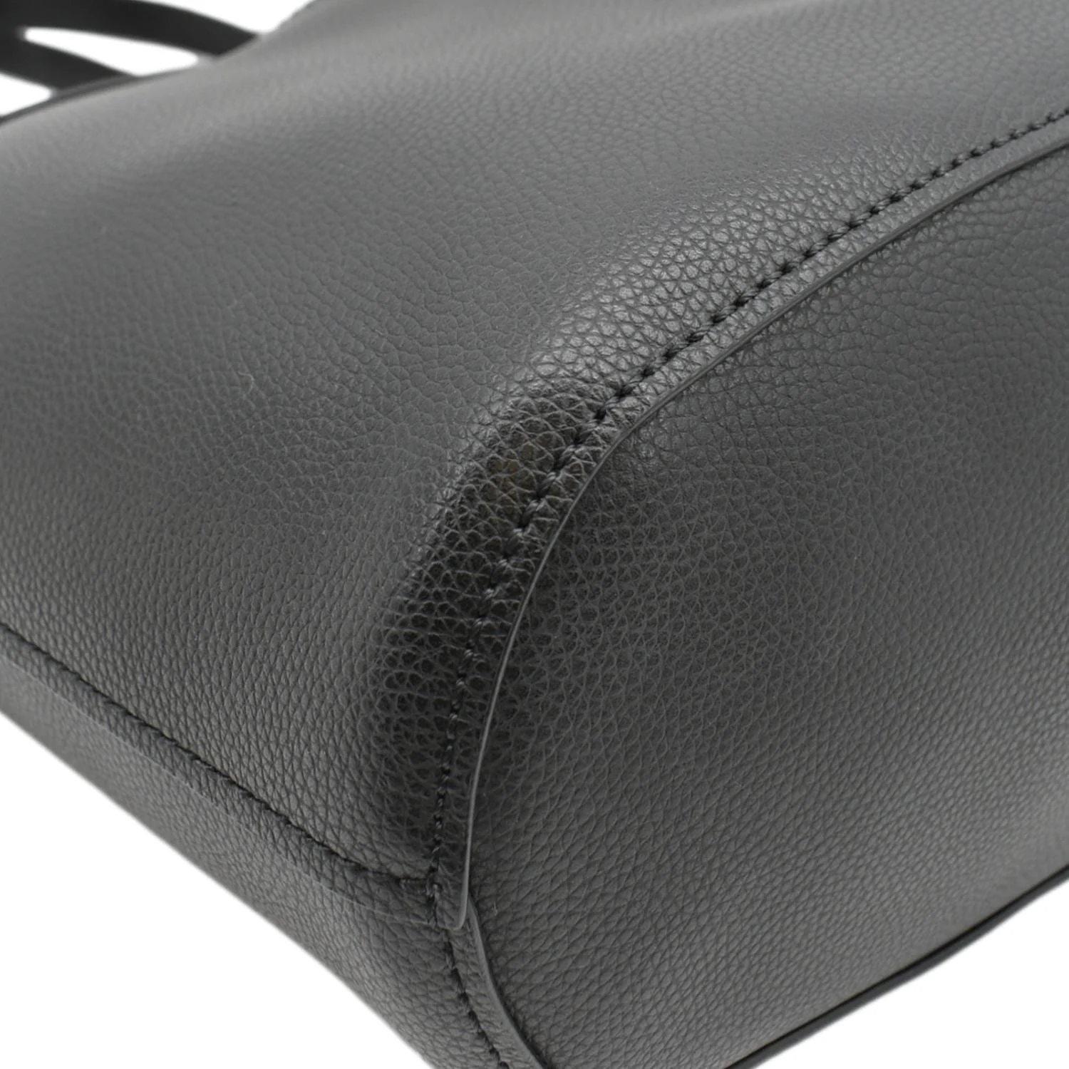 CHLOE Aby Medium Leather Tote Shoulder Bag Black - Image 7