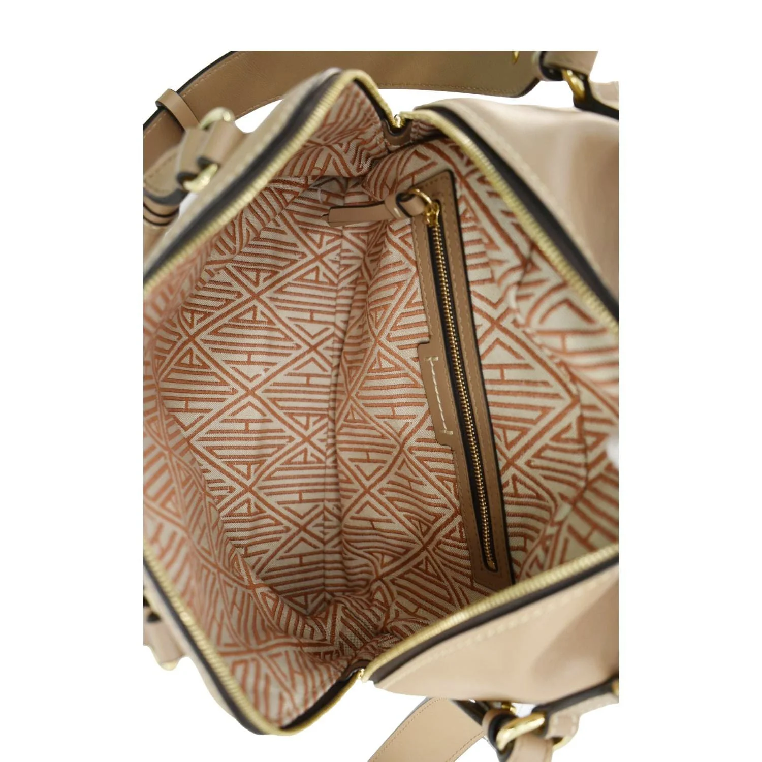 CHLOE Daria Medium Calfskin Leather Shoulder Bag Brown - Image 12
