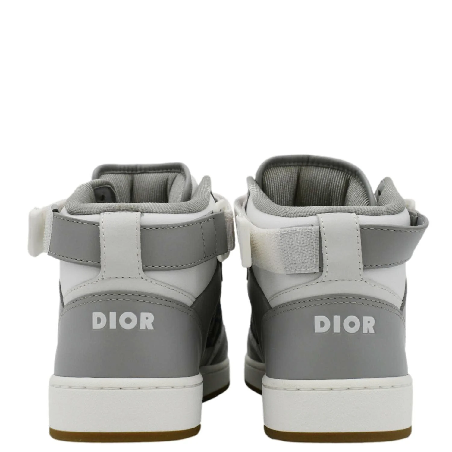 CHRISTIAN DIOR B27 Mid Top Oblique Galaxy Perforated Sneakers Grey - Image 5