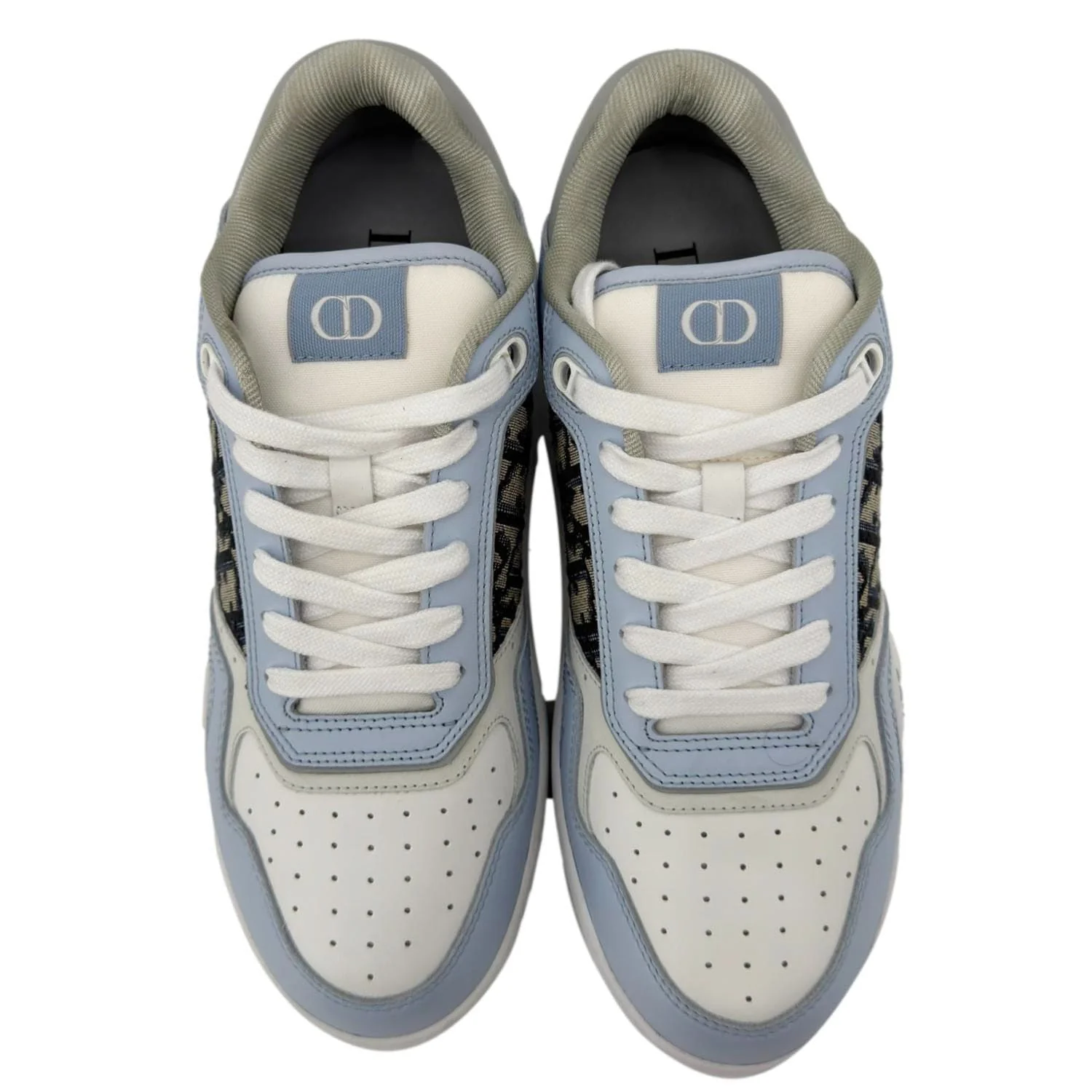 CHRISTIAN DIOR B27 Low-Top Oblique Jacquard Sneaker White - Image 4