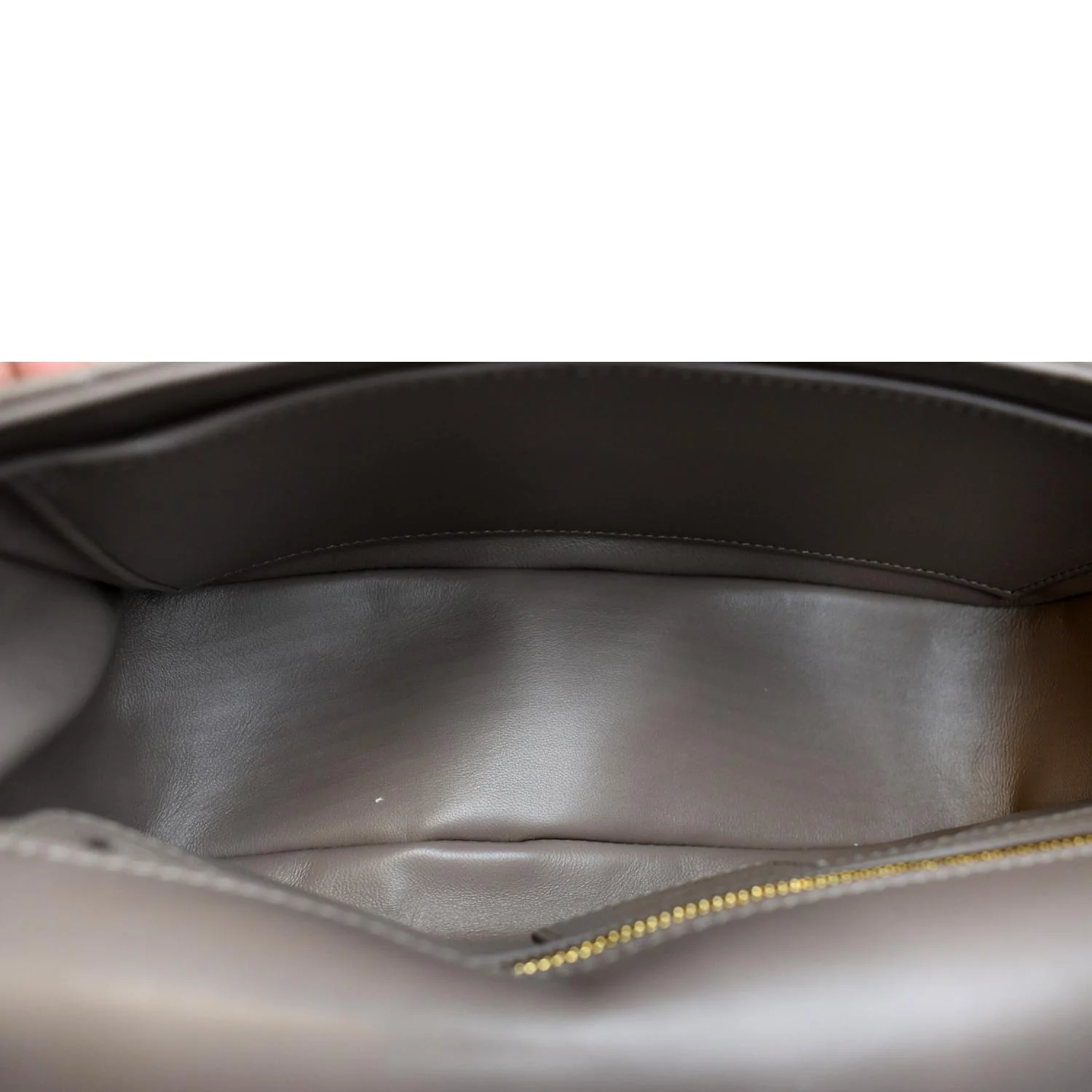 CHRISTIAN DIOR Caro Iridescent Leather Shoulder Bag Metallic Pink - Image 12