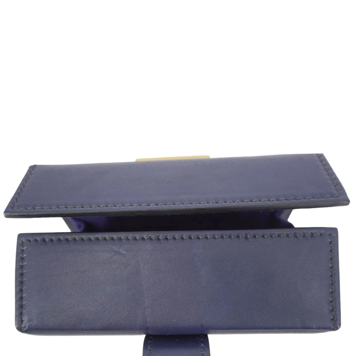 CHRISTIAN DIOR Dior Addict Lockbox Lambskin Leather Crossbody Bag Blue - Image 12