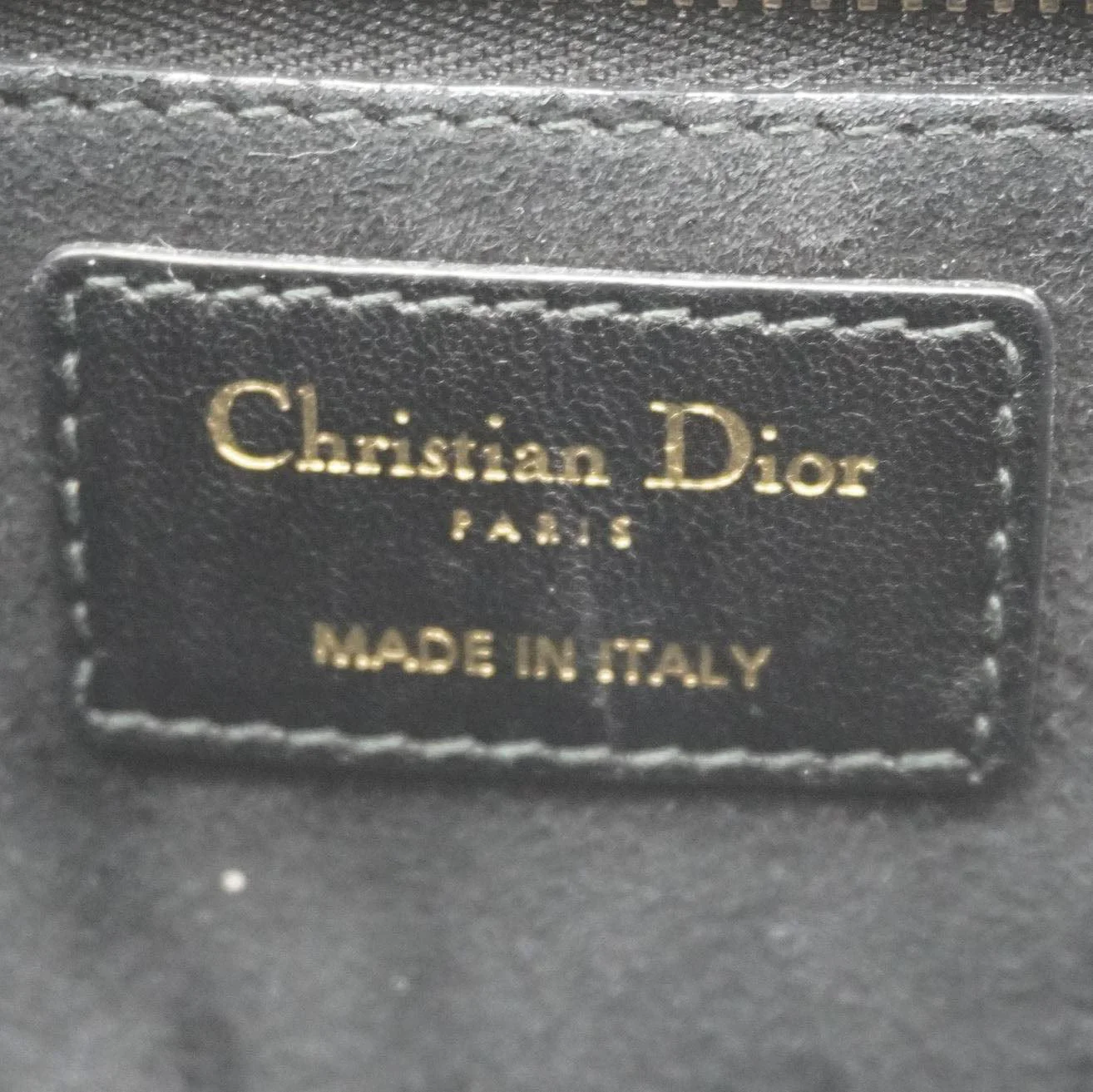 CHRISTIAN DIOR Dioraddict Quilted Lambskin Leather Crossbody Bag Black - Image 14