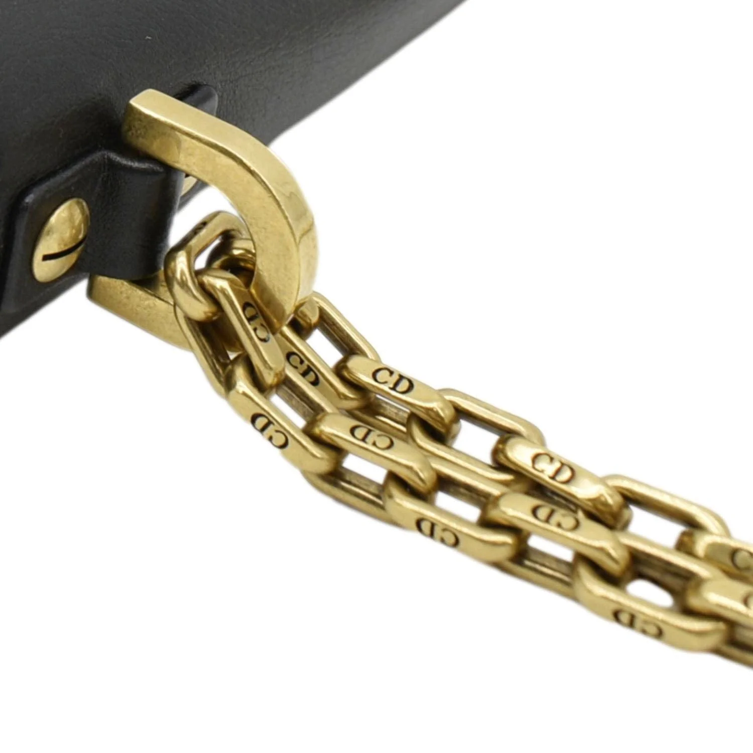 CHRISTIAN DIOR J'Adior Medium Leather Flap Chain Shoulder Bag Black - Image 10