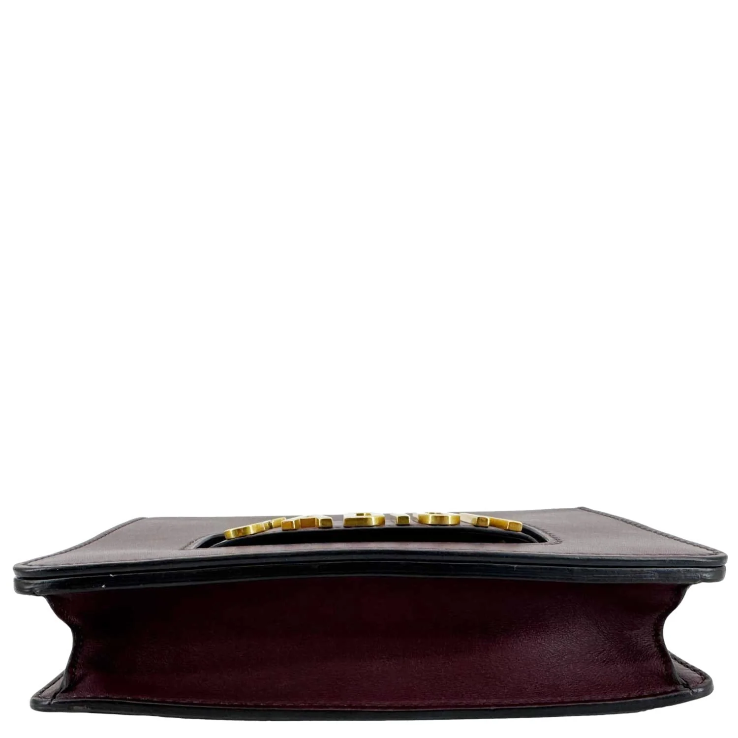 CHRISTIAN DIOR J'Adior Flap Medium Leather Chain Shoulder Bag Burgundy - Image 12