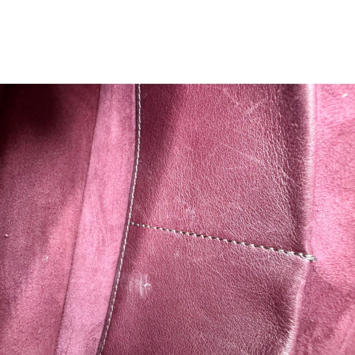 CHRISTIAN DIOR J'Adior Flap Medium Leather Chain Shoulder Bag Burgundy - Image 14