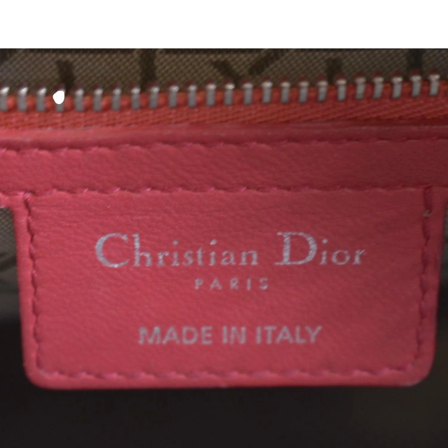 CHRISTIAN DIOR Lady Dior Cannage Lambskin Shoulder Bag Pink - Image 12