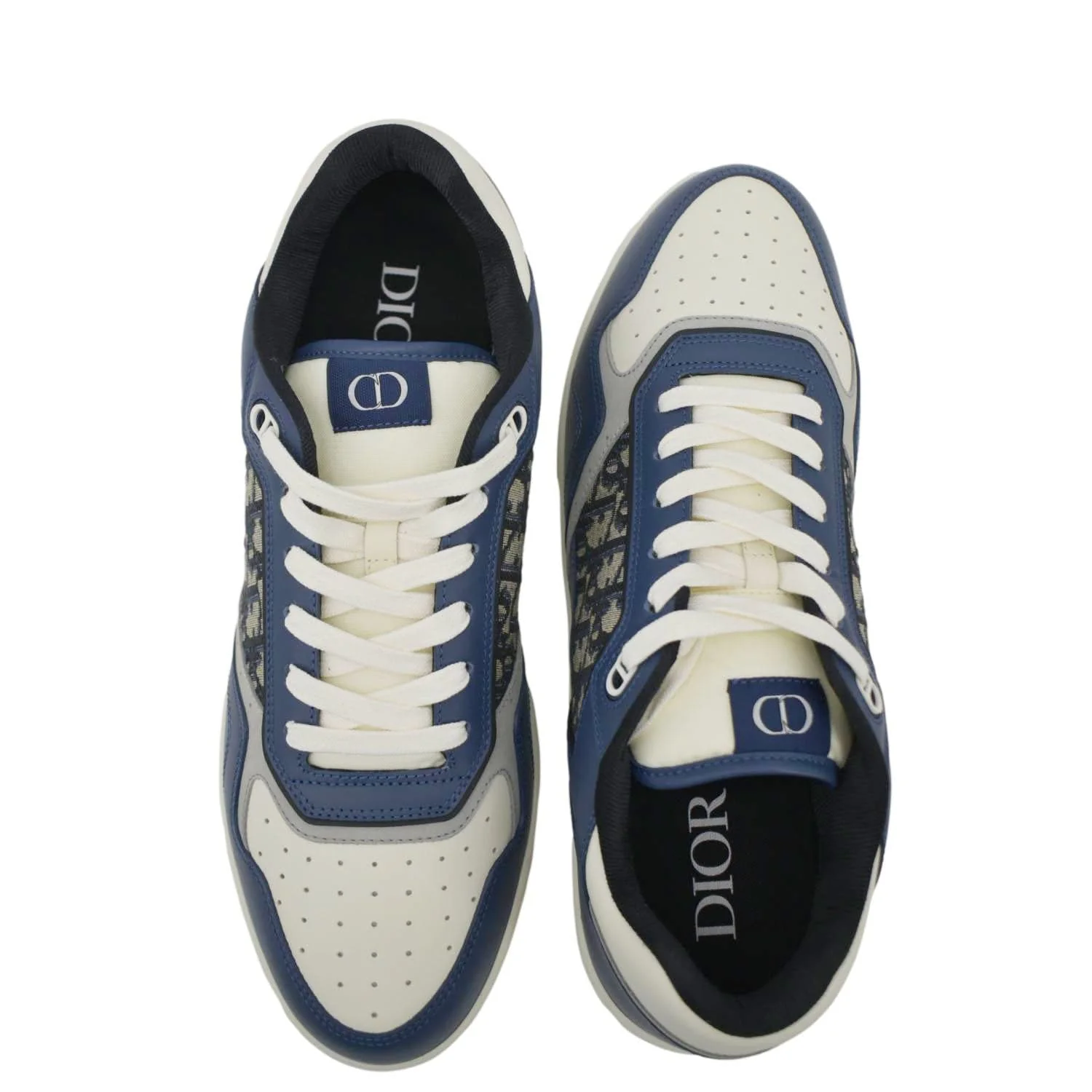 CHRISTIAN DIOR Low-Top Oblique Jacquard Sneaker Grey - Image 7