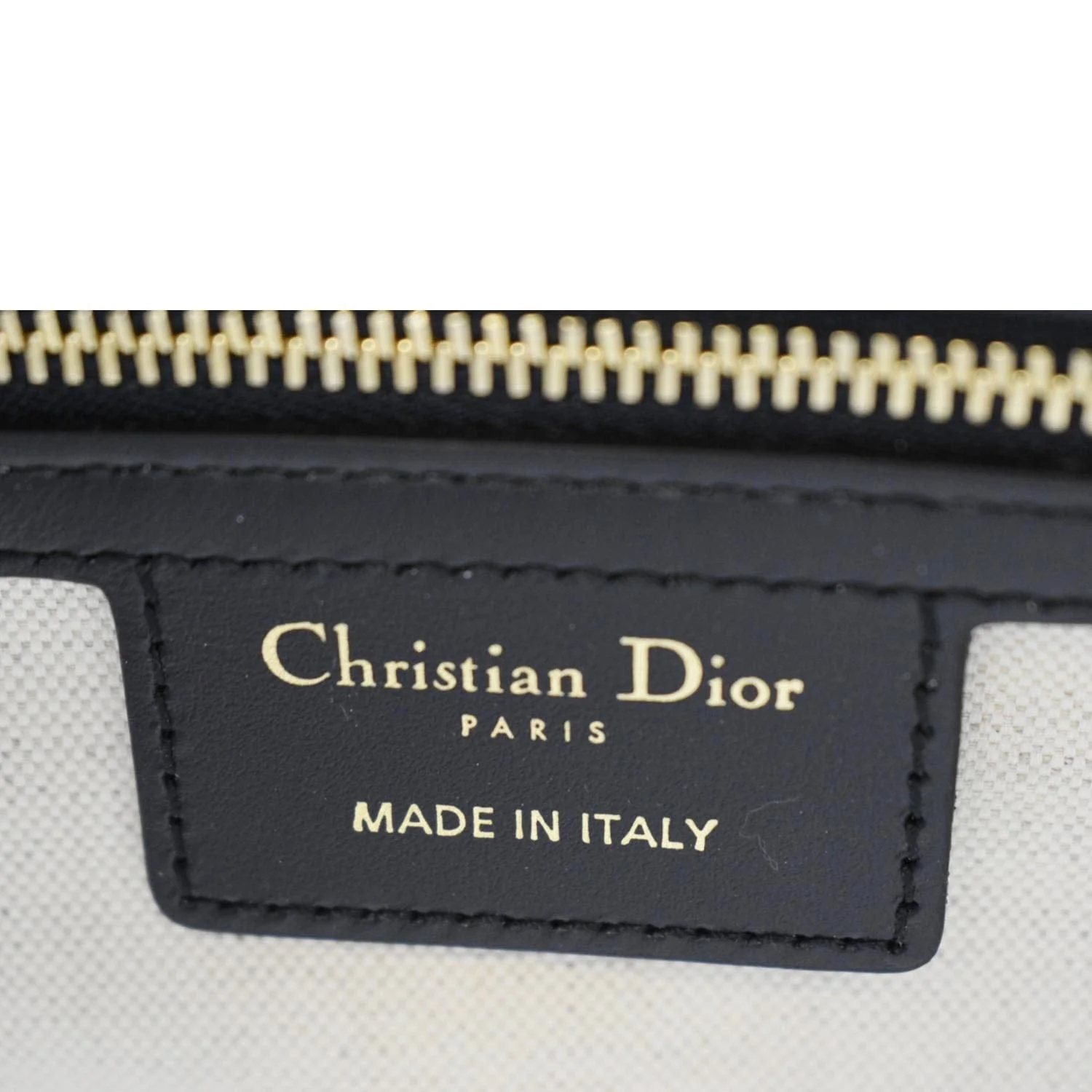 CHRISTIAN DIOR Vibe Zip Bowling Medium Leather Shoulder Bag Navy Blue - Image 12