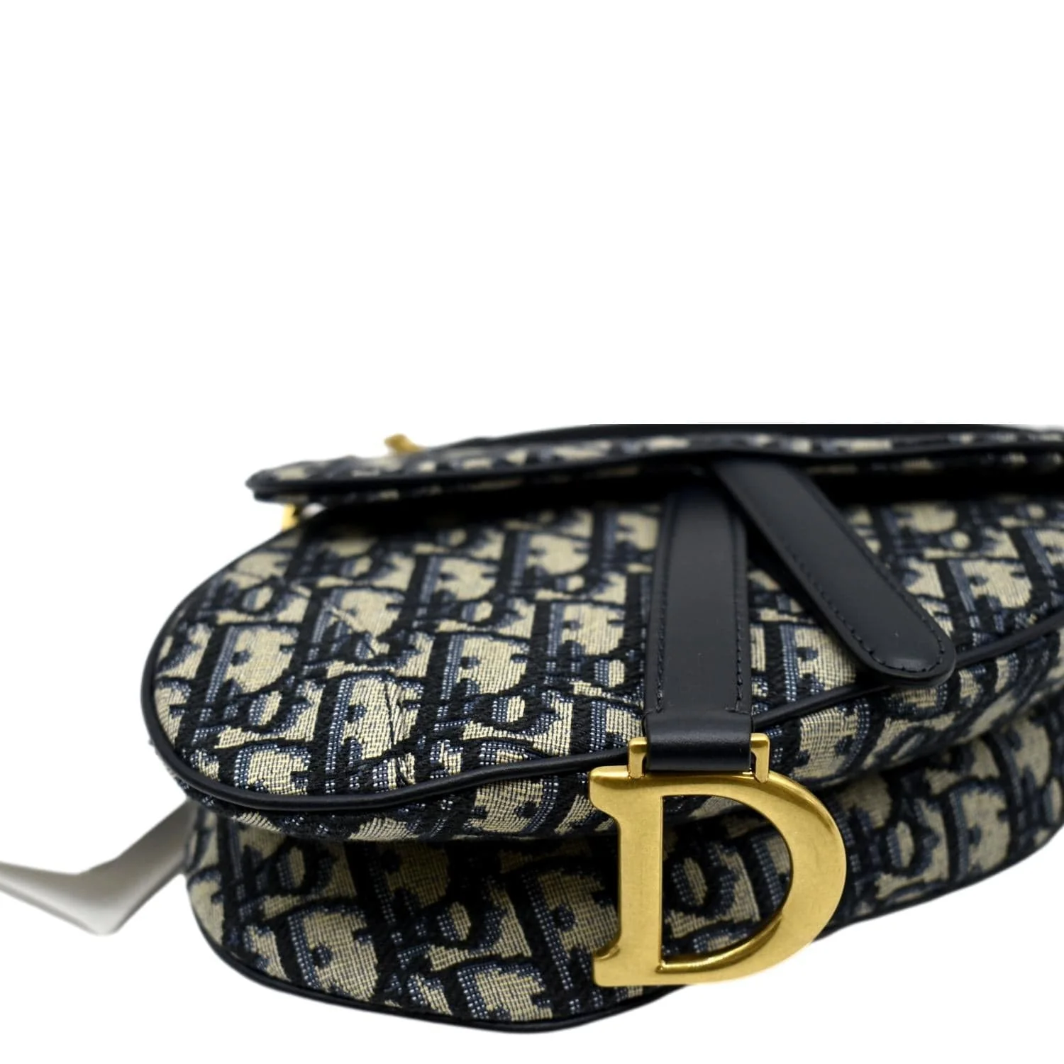 CHRISTIAN DIOR Saddle Mini Oblique Jacquard Crossbody Bag Multicolor - Image 9