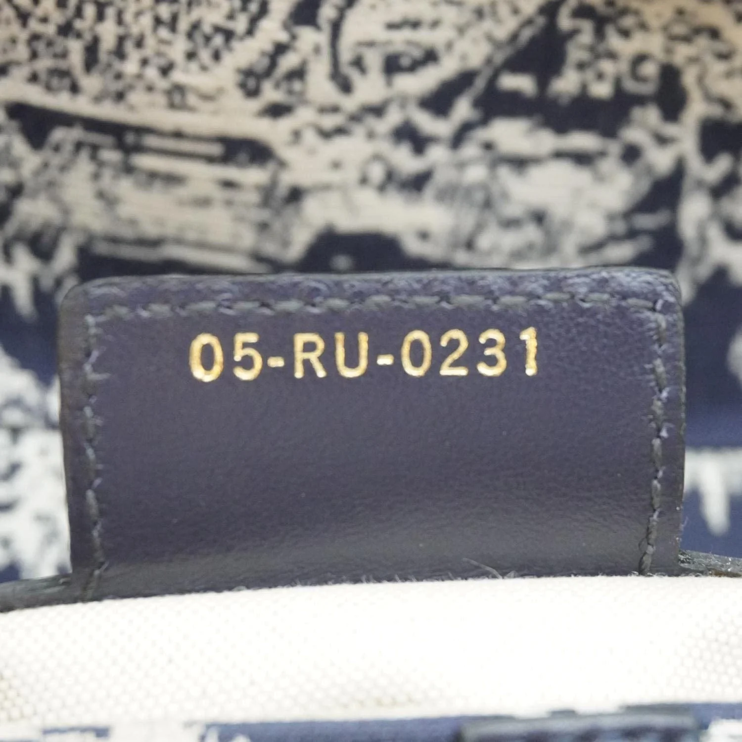 CHRISTIAN DIOR Saddle Reverse Embroidered Toile Hobo Bag Blue - Image 13