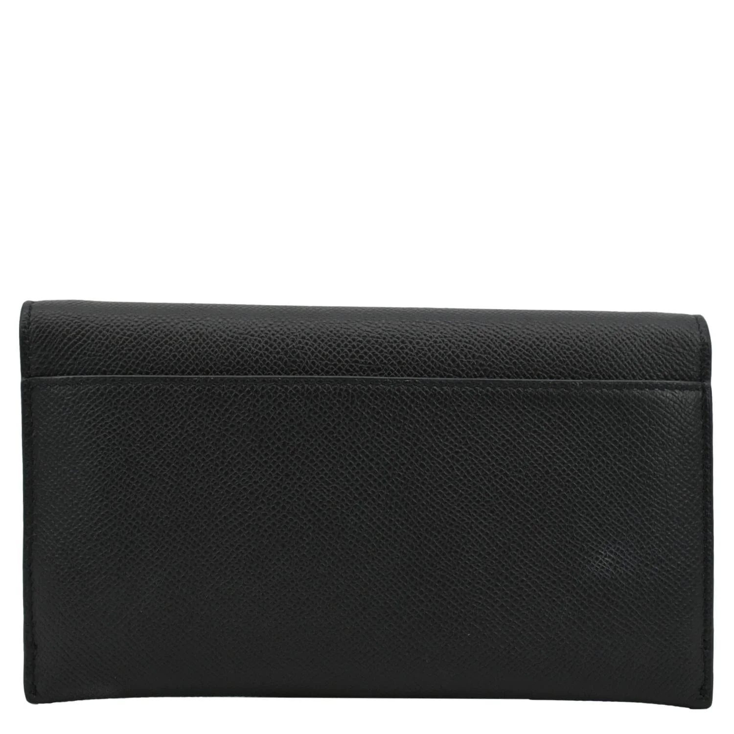 CHRISTIAN DIOR Long Saddle Leather Crossbody Chain Wallet Black - Image 3