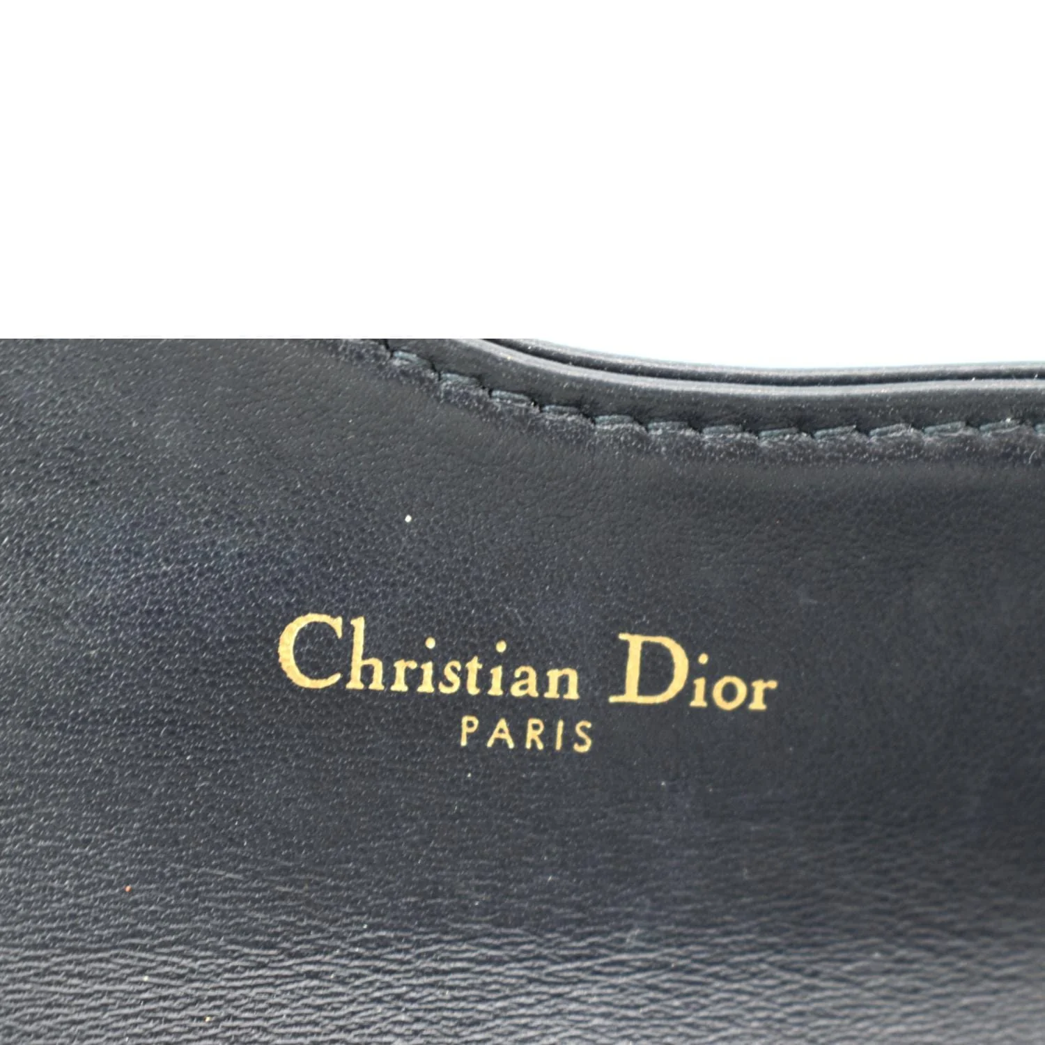 CHRISTIAN DIOR Saddle Flap Jacquard Canvas Card Holder Beige - Image 10