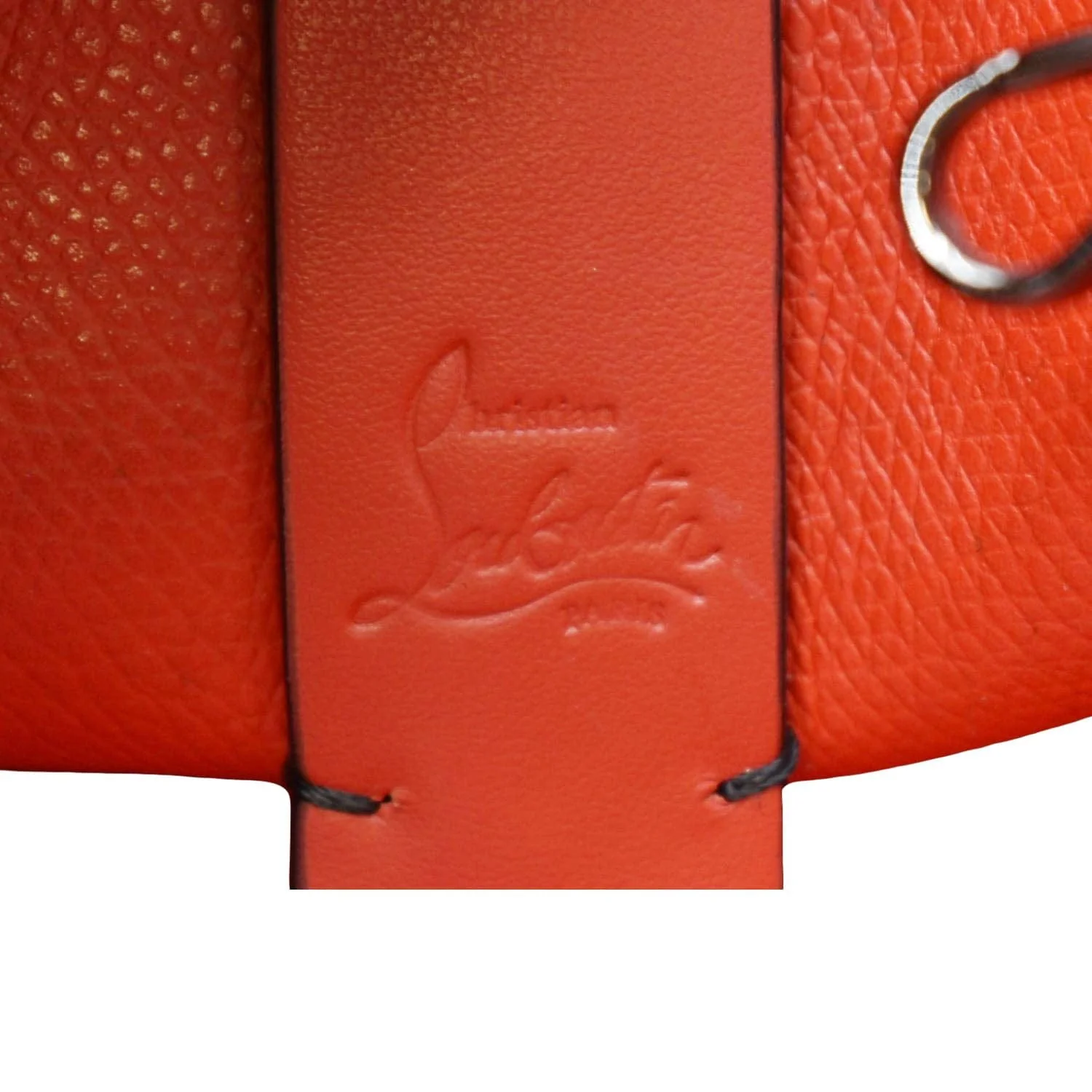 CHRISTIAN LOUBOUTIN Studded Cabata Leather Tote Bag Black - Image 11