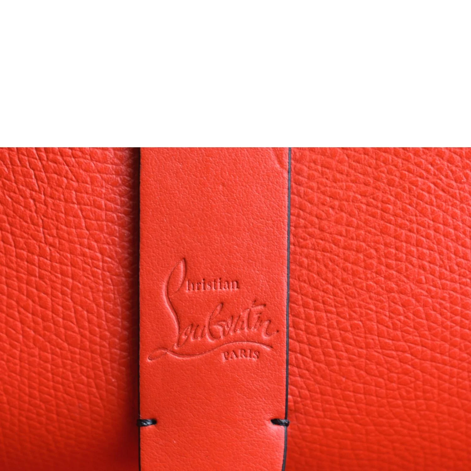 CHRISTIAN LOUBOUTIN Cabata Large Empire Paris Leather Tote Bag Black - Image 11