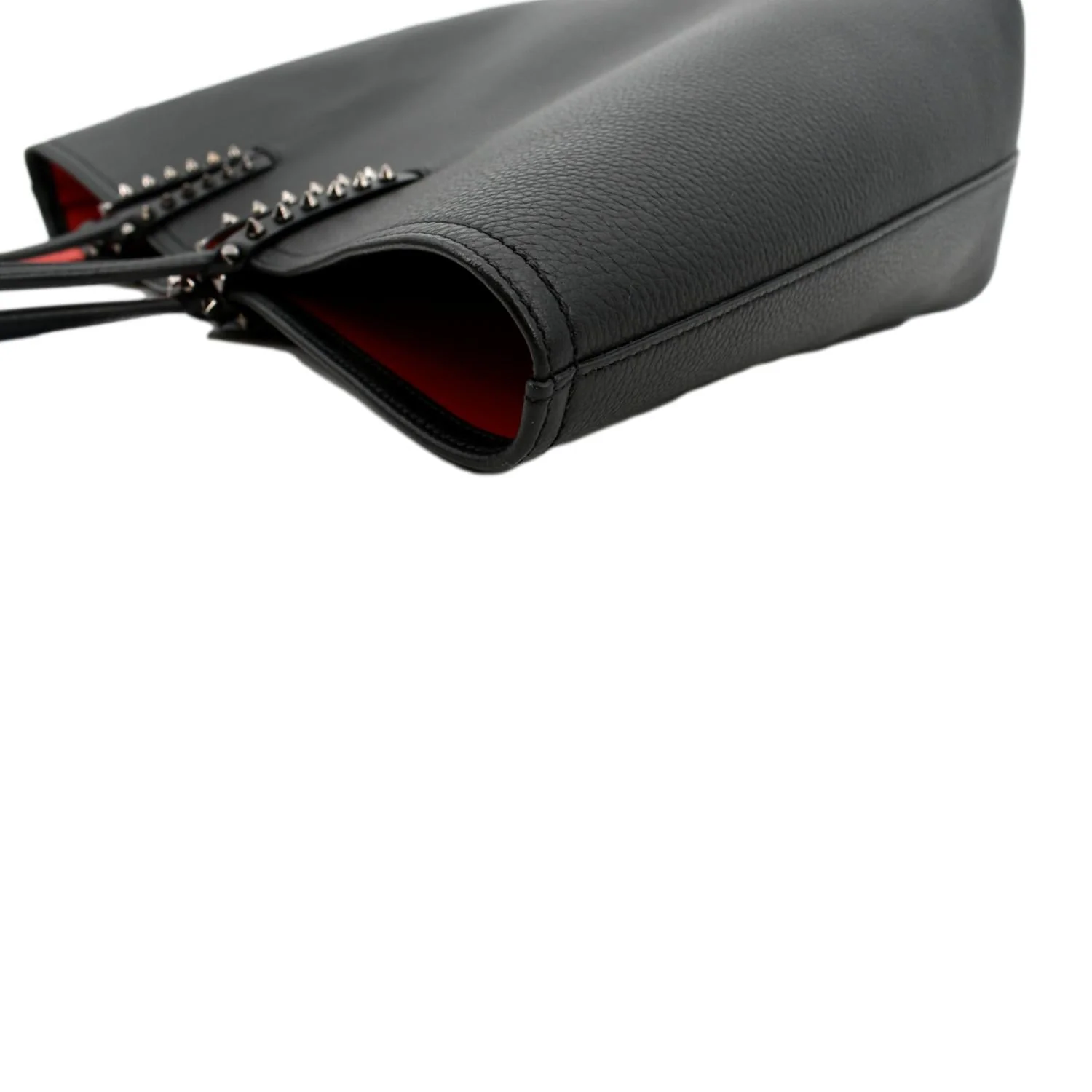 CHRISTIAN LOUBOUTIN Cabata Large Empire Paris Leather Tote Bag Black - Image 5