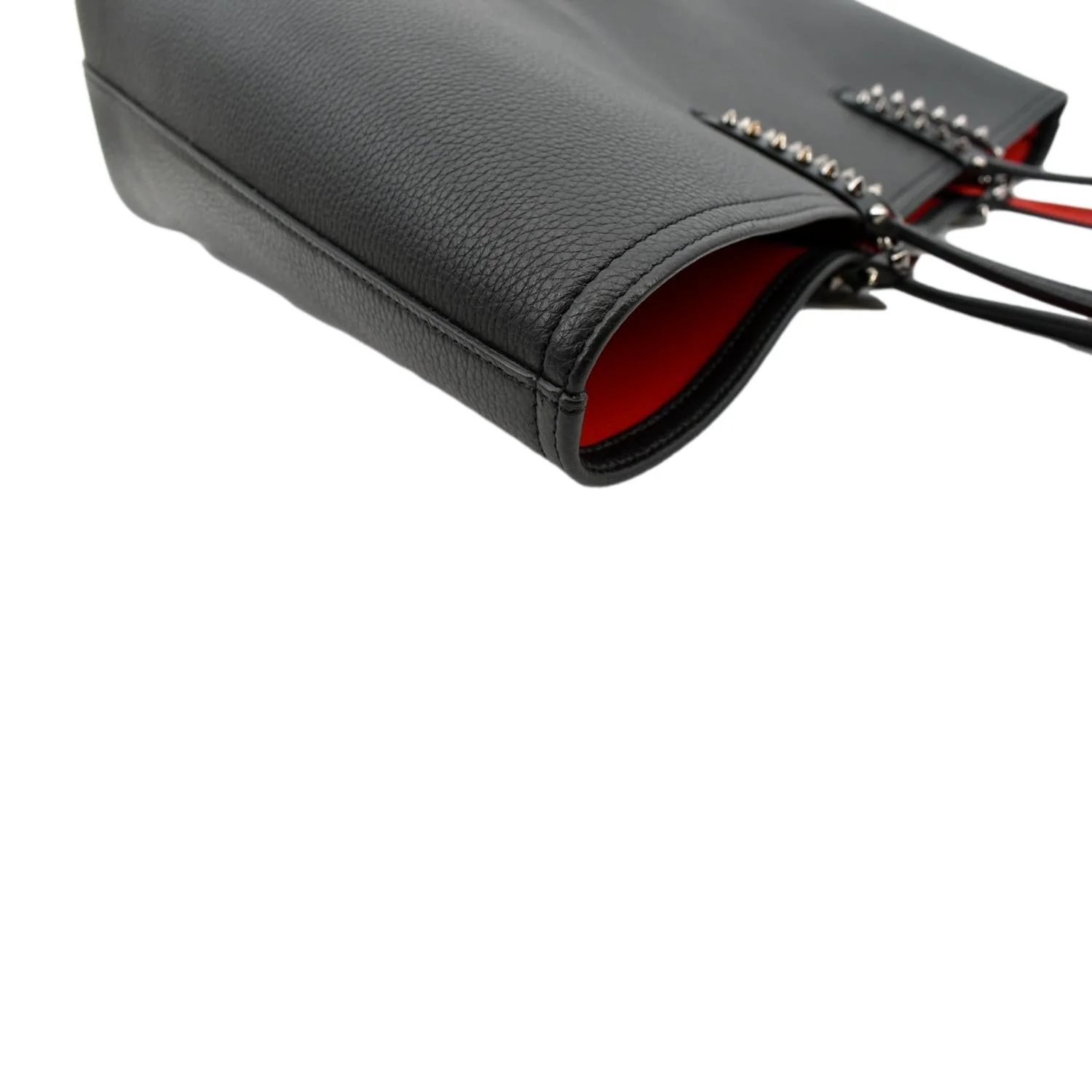 CHRISTIAN LOUBOUTIN Cabata Large Empire Paris Leather Tote Bag Black - Image 6