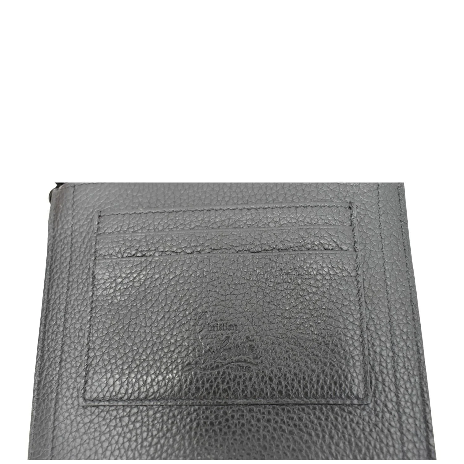 CHRISTIAN LOUBOUTIN Loubilab Leather Messenger Bag Red - Image 16