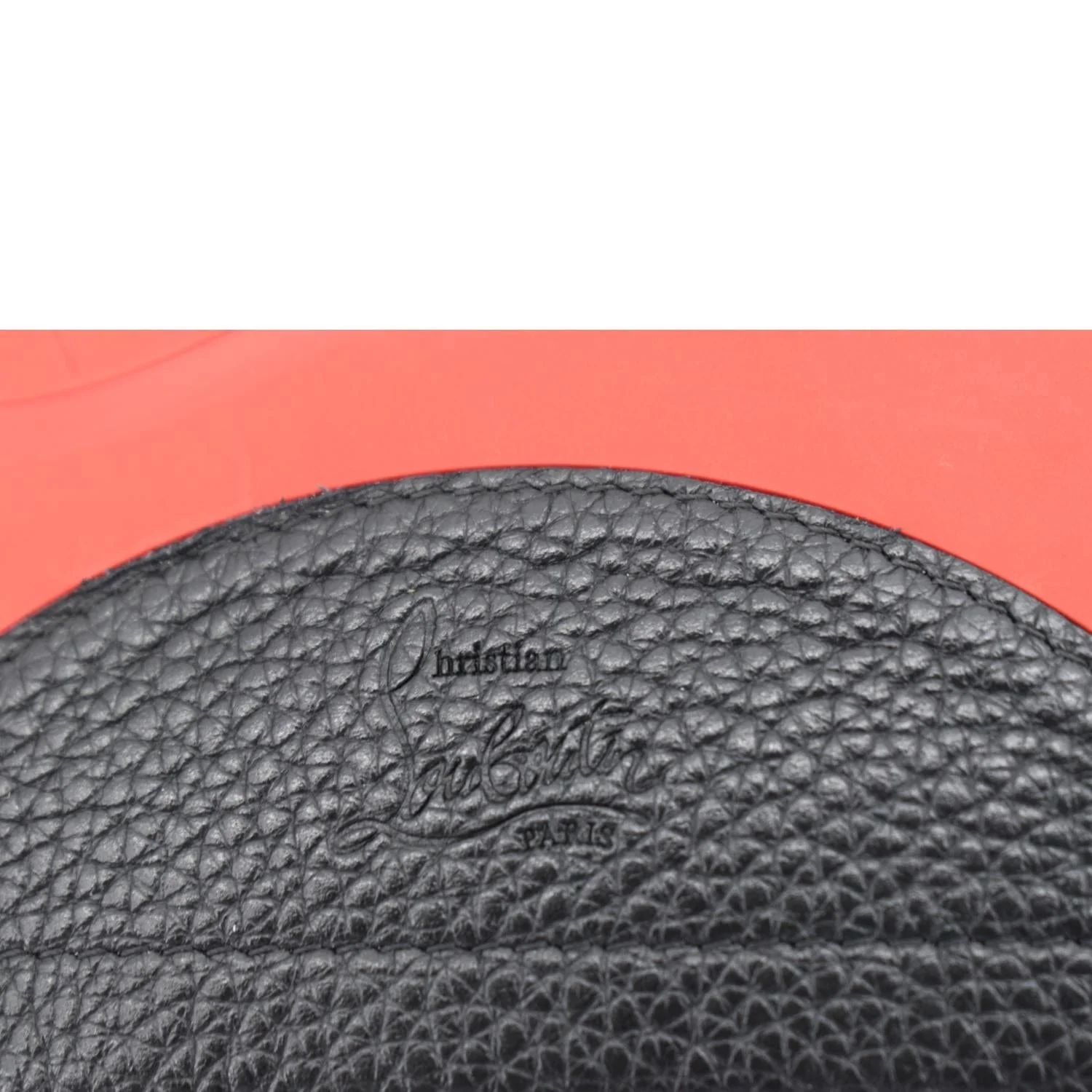 CHRISTIAN LOUBOUTIN Loubilab Leather Messenger Bag Red - Image 17
