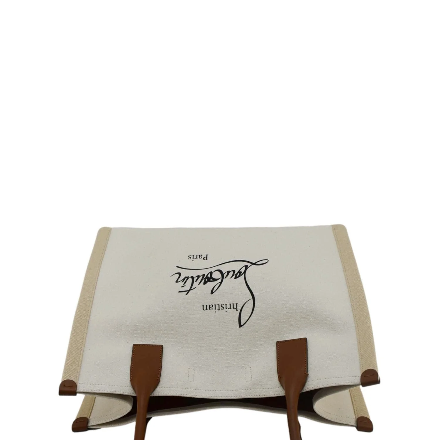 CHRISTIAN LOUBOUTIN Nastroloubi Canvas Tote Bag Off White - Image 5