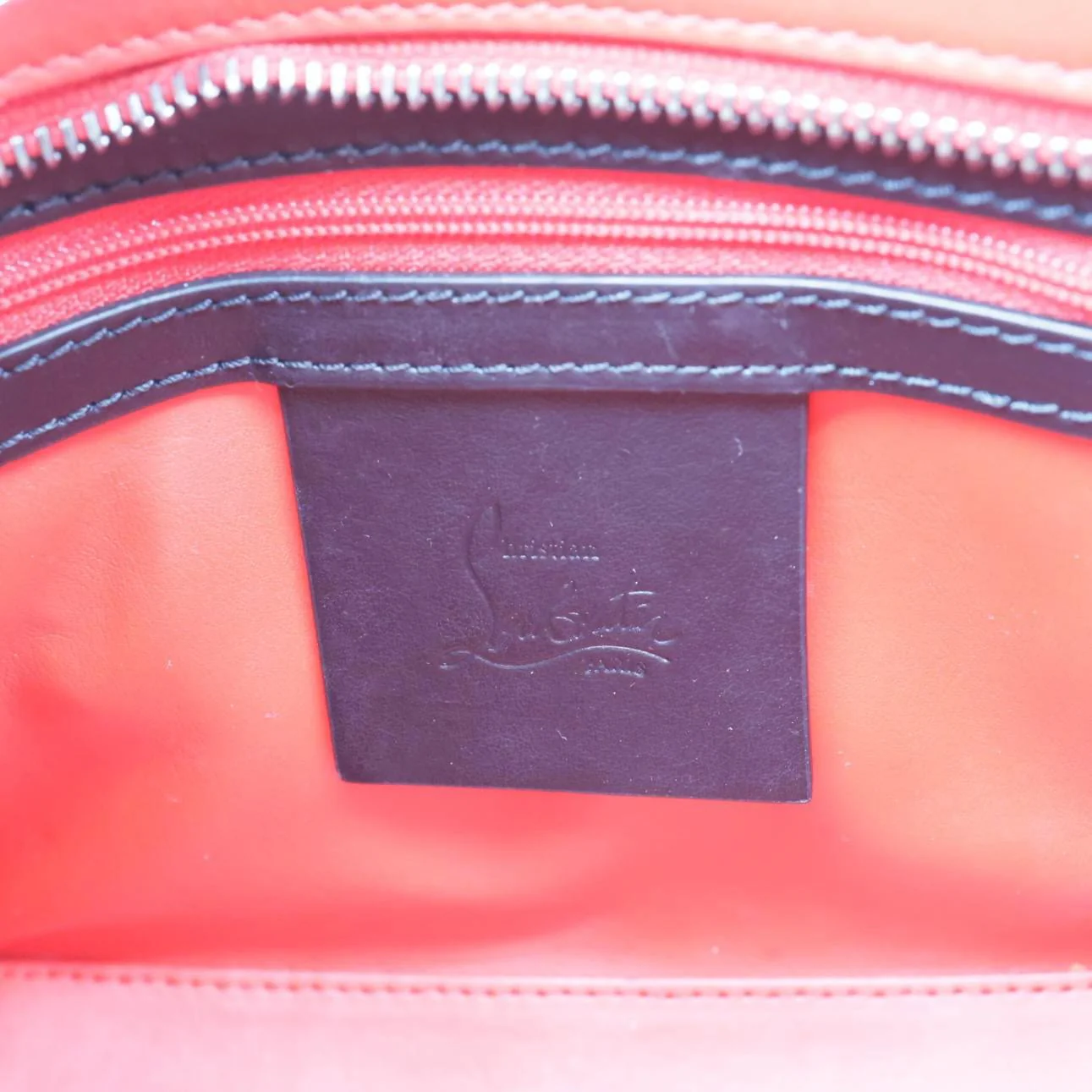 CHRISTIAN LOUBOUTIN Paloma Mini Leather Tote Bag Black - Image 14