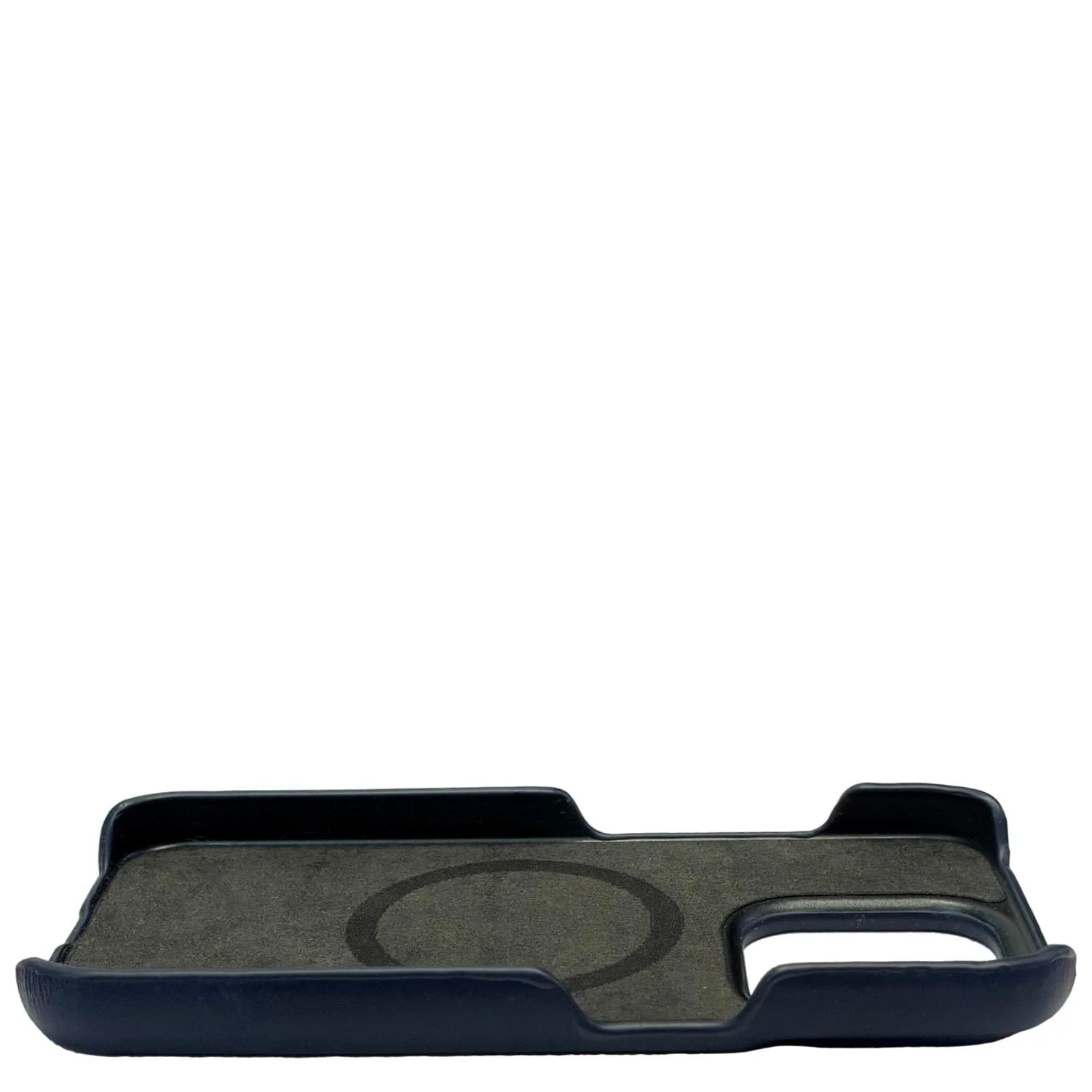 Dallas Designer Handbags Leather iPhone 15 Pro Max MagSafe Phone Case Navy Blue - Image 6
