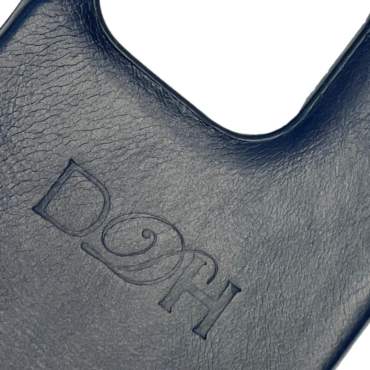 Dallas Designer Handbags Leather iPhone 15 Pro Max MagSafe Phone Case Navy Blue - Image 8