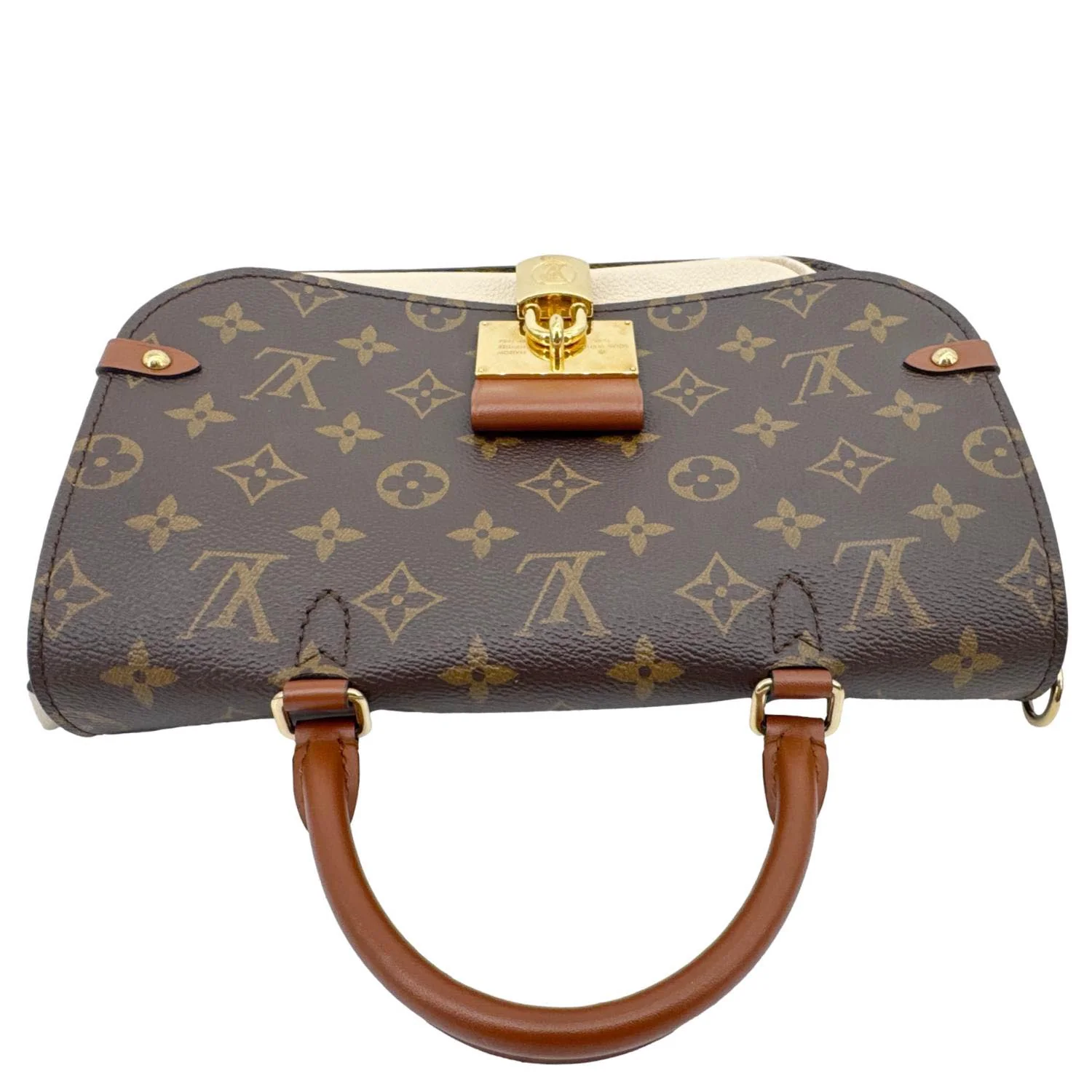 LOUIS VUITTON Vaugirard Monogram Canvas Shoulder Bag Brown - Image 4