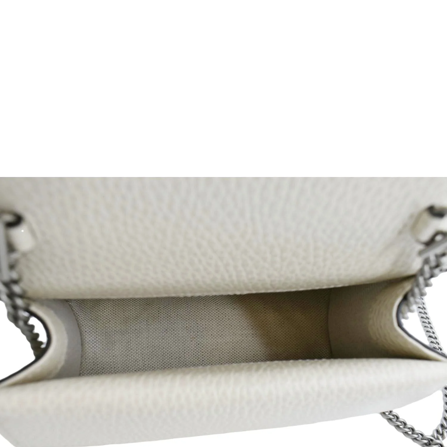 GUCCI Dionysus Mini Leather Top Handle Shoulder Bag Off White 752029 - Image 10