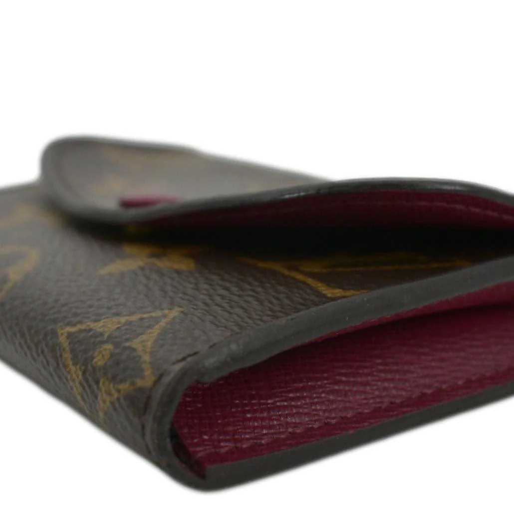 LOUIS VUITTON Rosalie Monogram Canvas Coin Purse Cerise - Image 9
