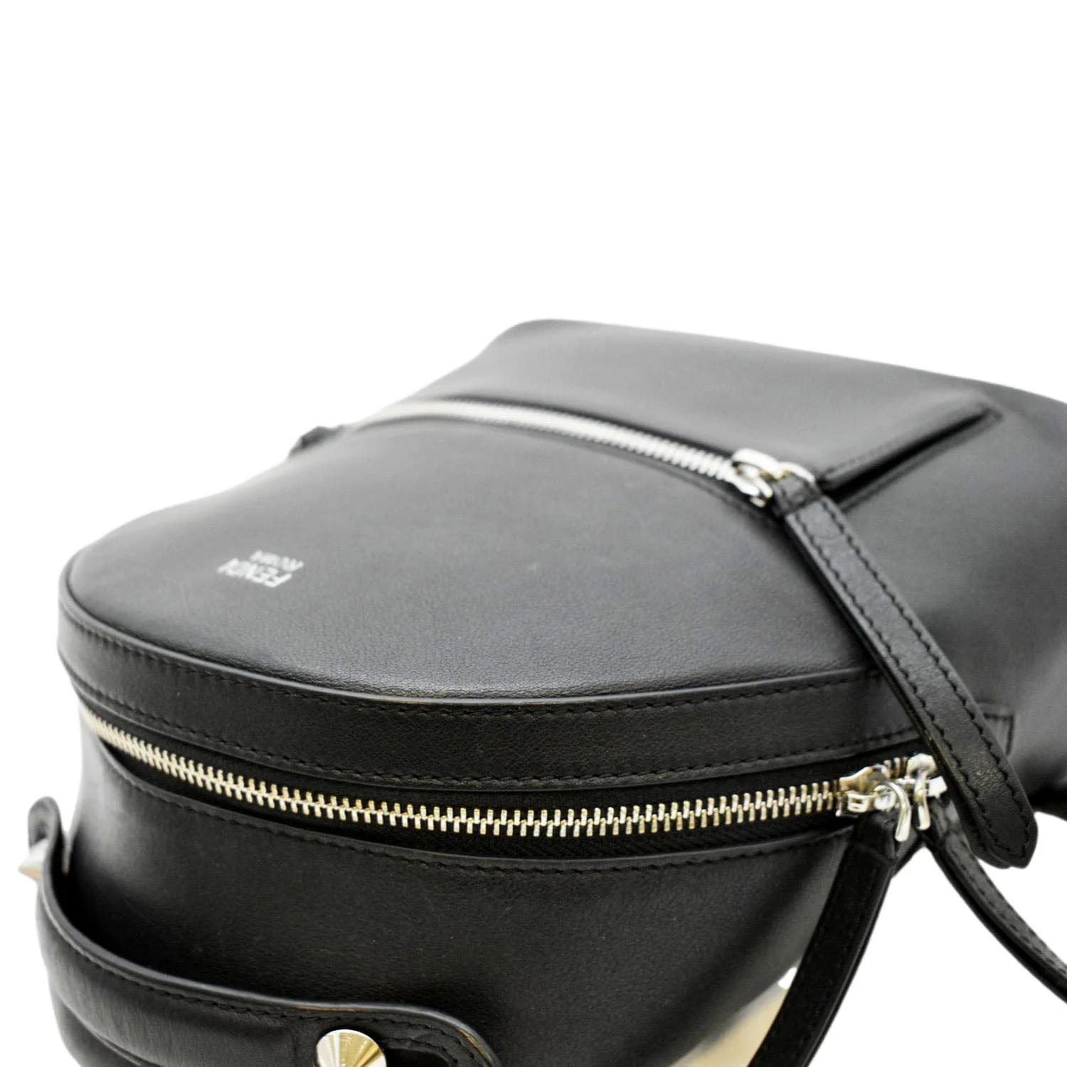 FENDI By The Way Leather Mini Backpack Black - Image 6
