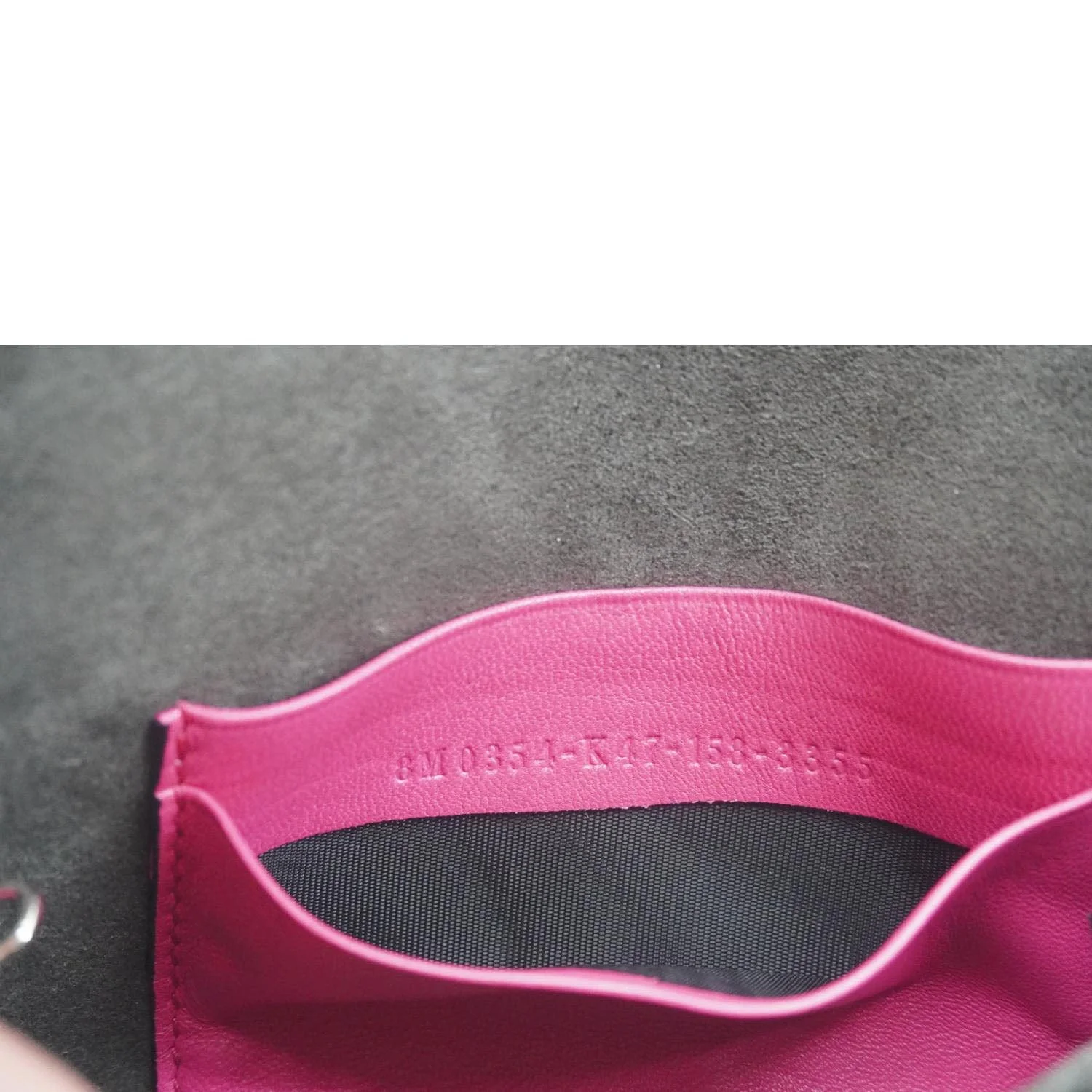 FENDI Micro Baguette Leather Crossbody Bag Pink - Image 14
