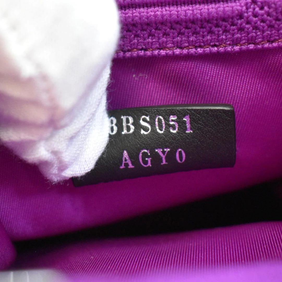 FENDI Sunshine Mini Plexiglass Vitello Ceylon Shopper Tote Purple - Image 11