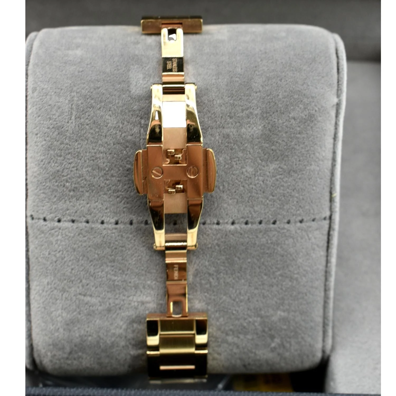 FENDI Momento Swiss Quartz Stainless Steel Date Watch White Dial 34mm - Image 8