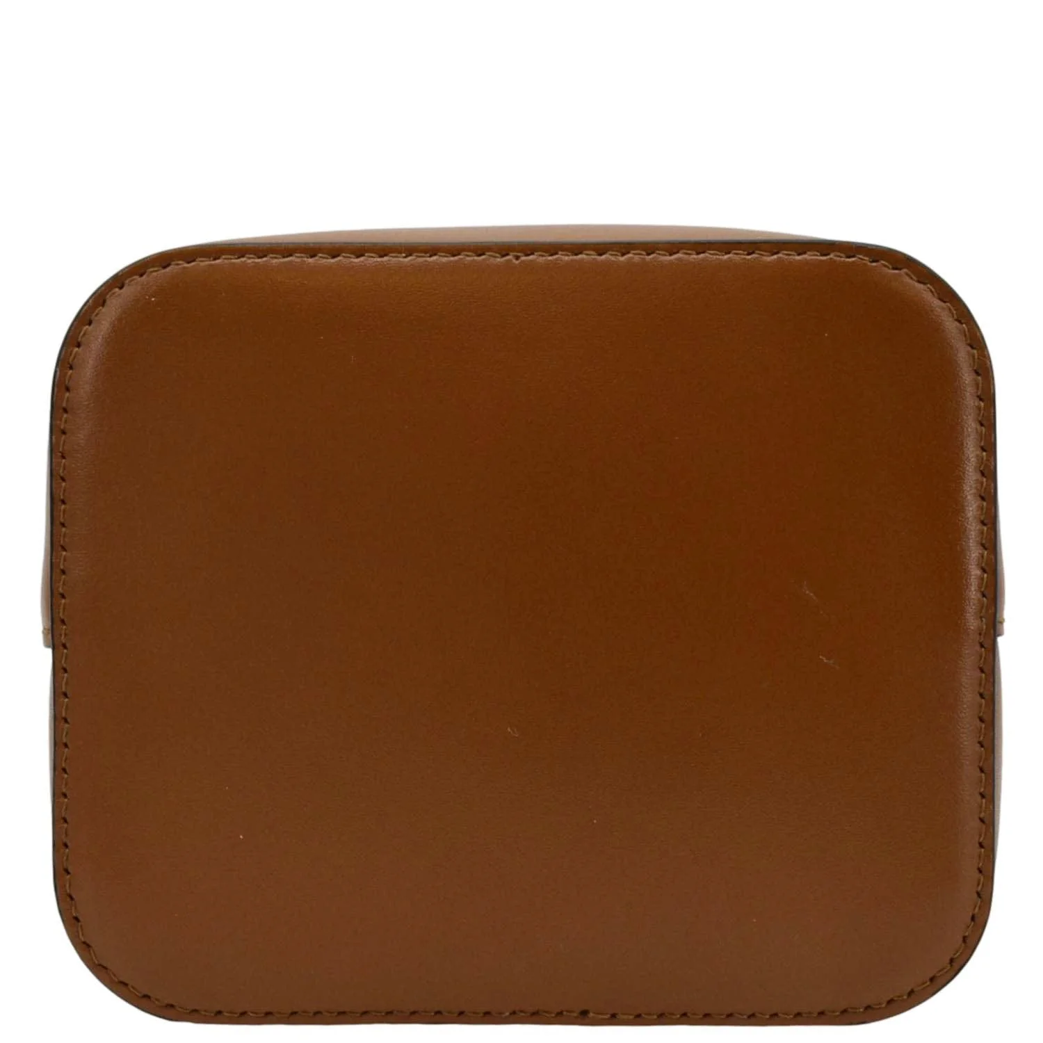 FENDI Mon Tresor Leather Bucket Hobo Bag Brown - Image 9