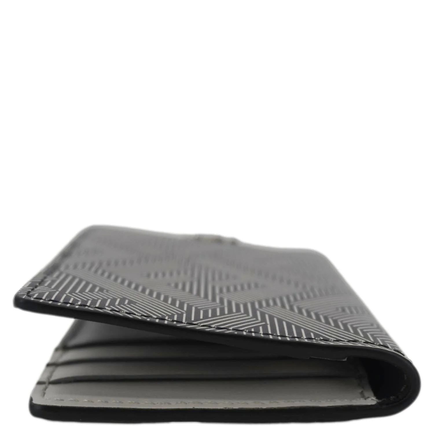 FENDI Shadow Leather Card Holder Gray - Image 10