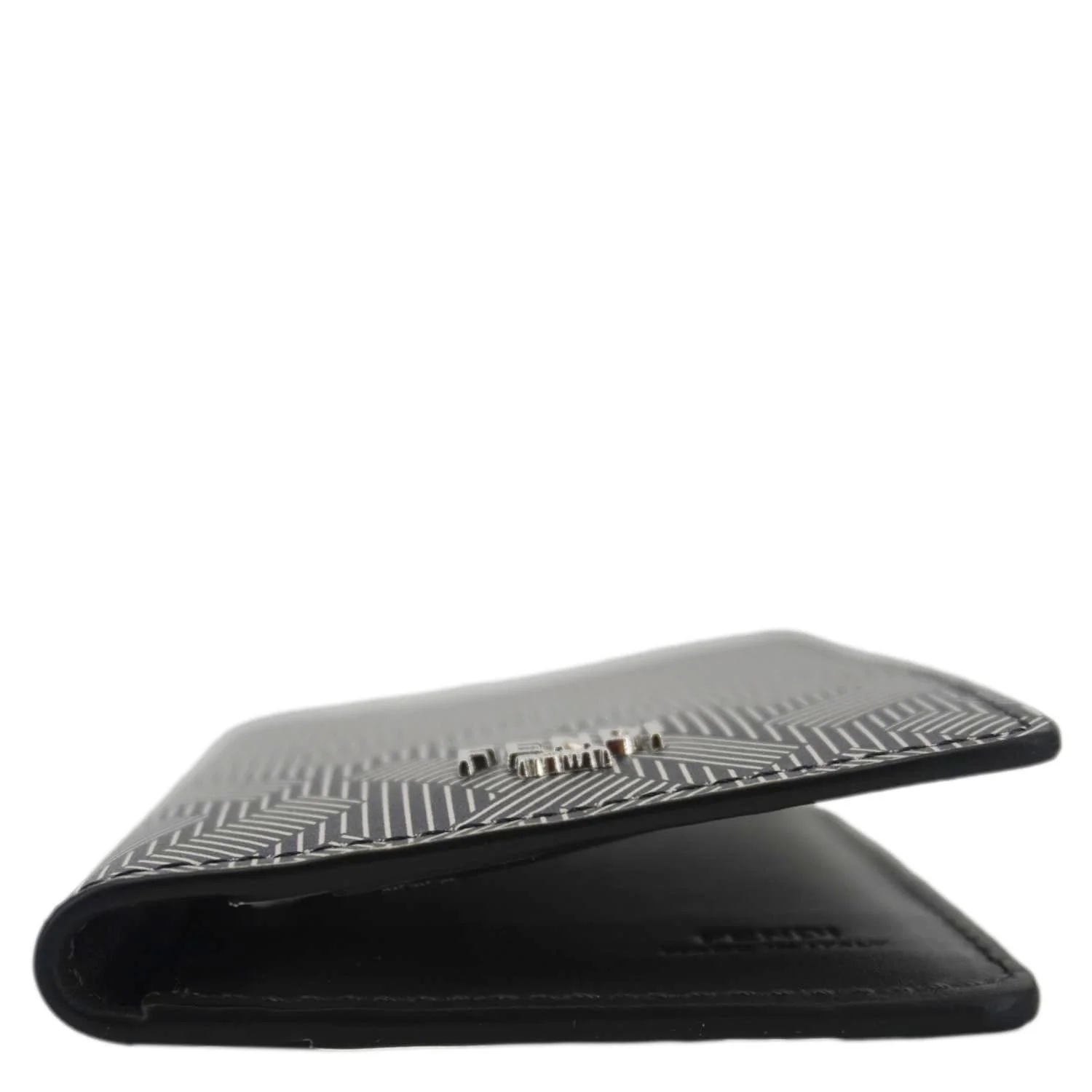 FENDI Shadow Leather Card Holder Gray - Image 11