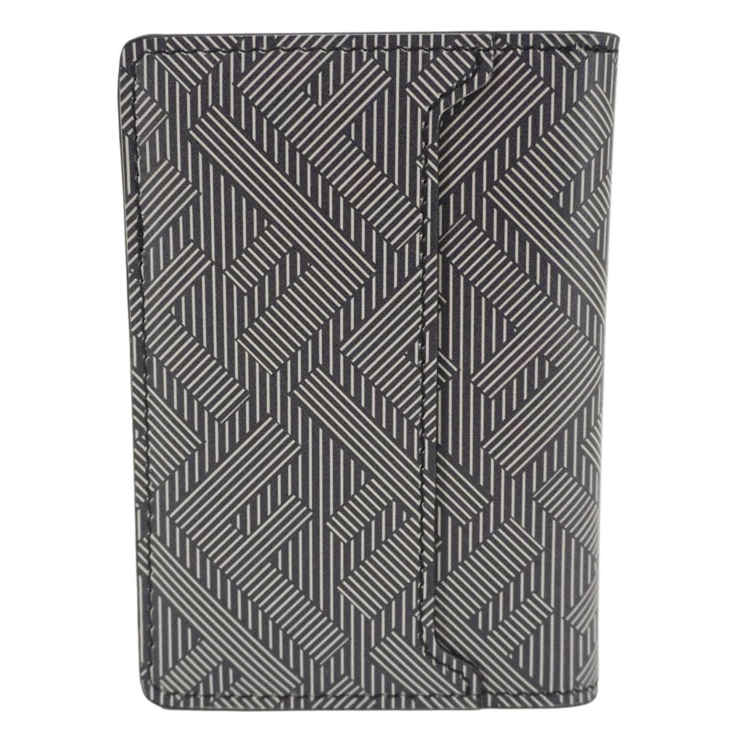 FENDI Shadow Leather Card Holder Gray - Image 4